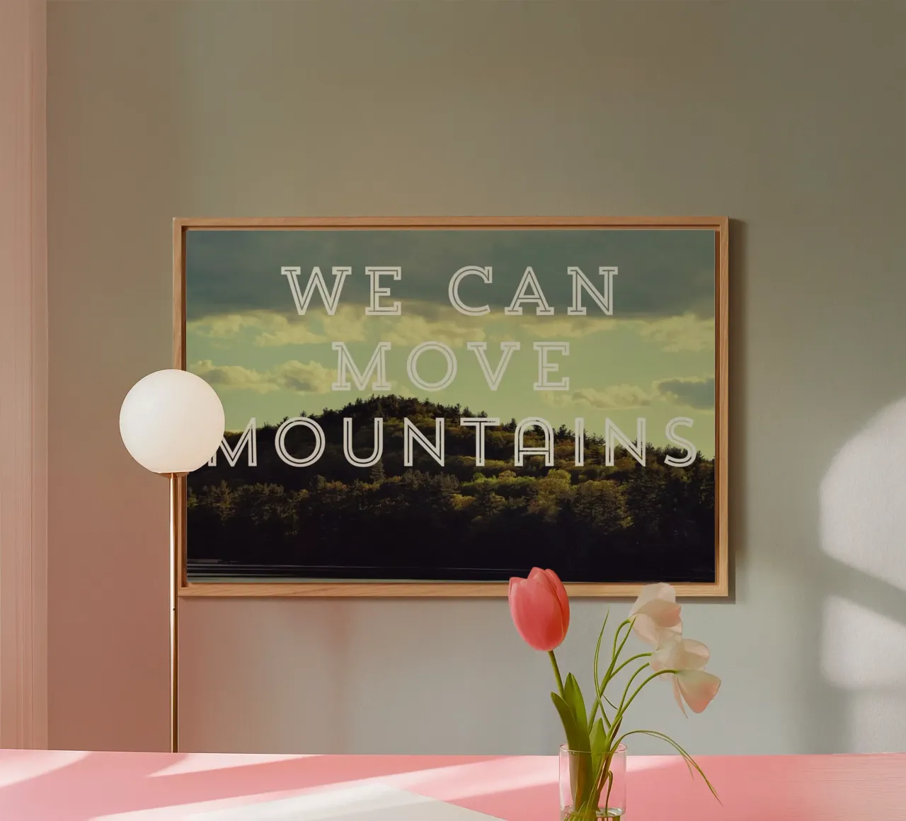 We Can Move Mountains alluminio dibond da Vintage Skies