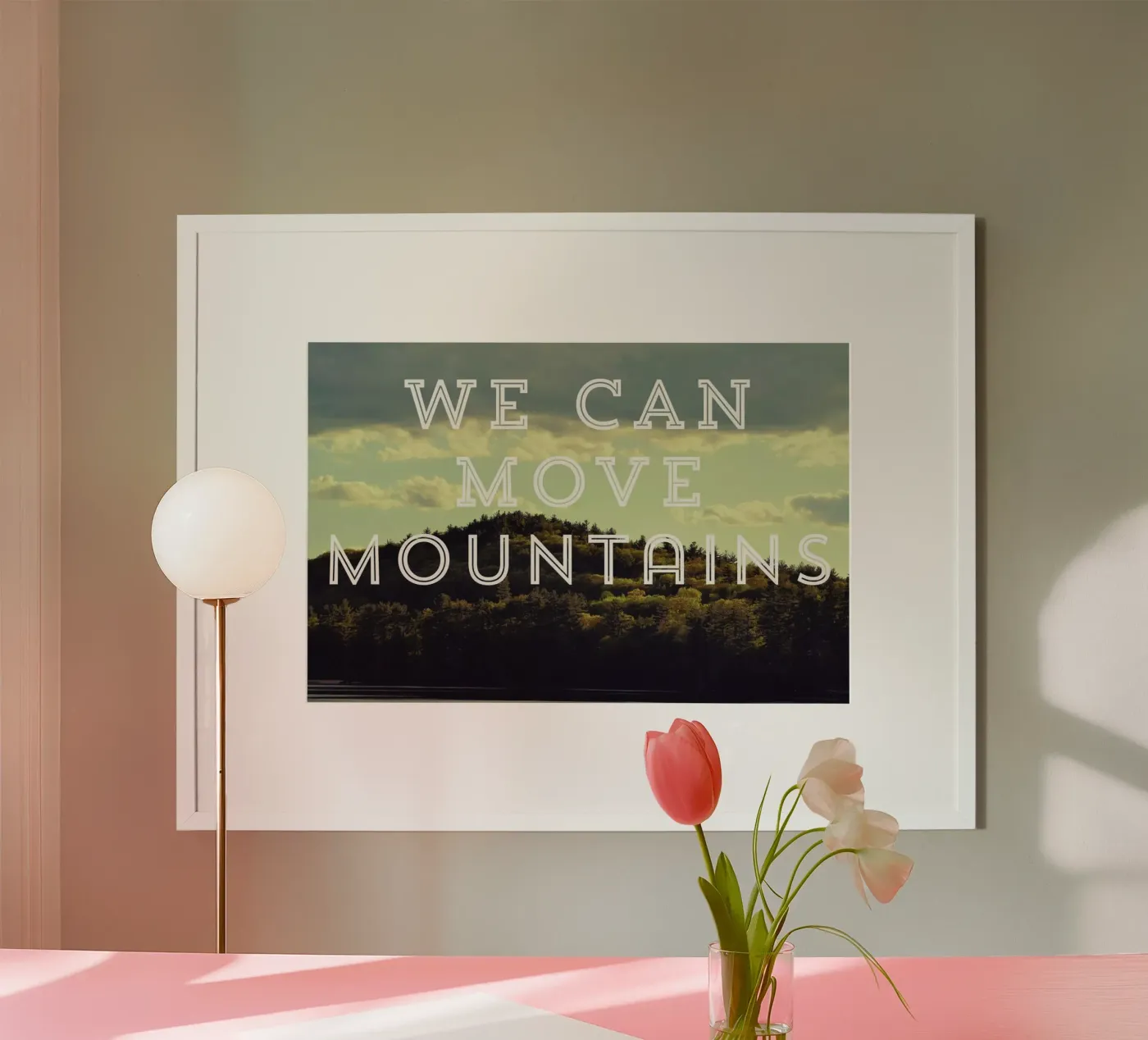 We Can Move Mountains poster da Vintage Skies