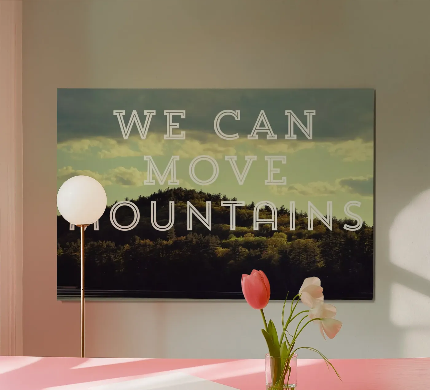 We Can Move Mountains poster da Vintage Skies