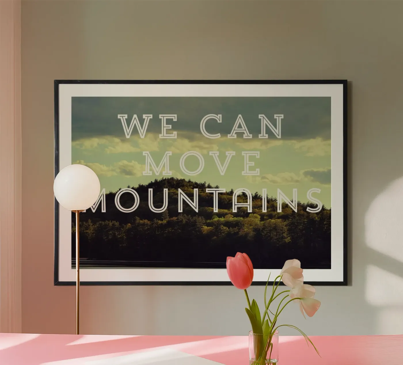 We Can Move Mountains poster da Vintage Skies