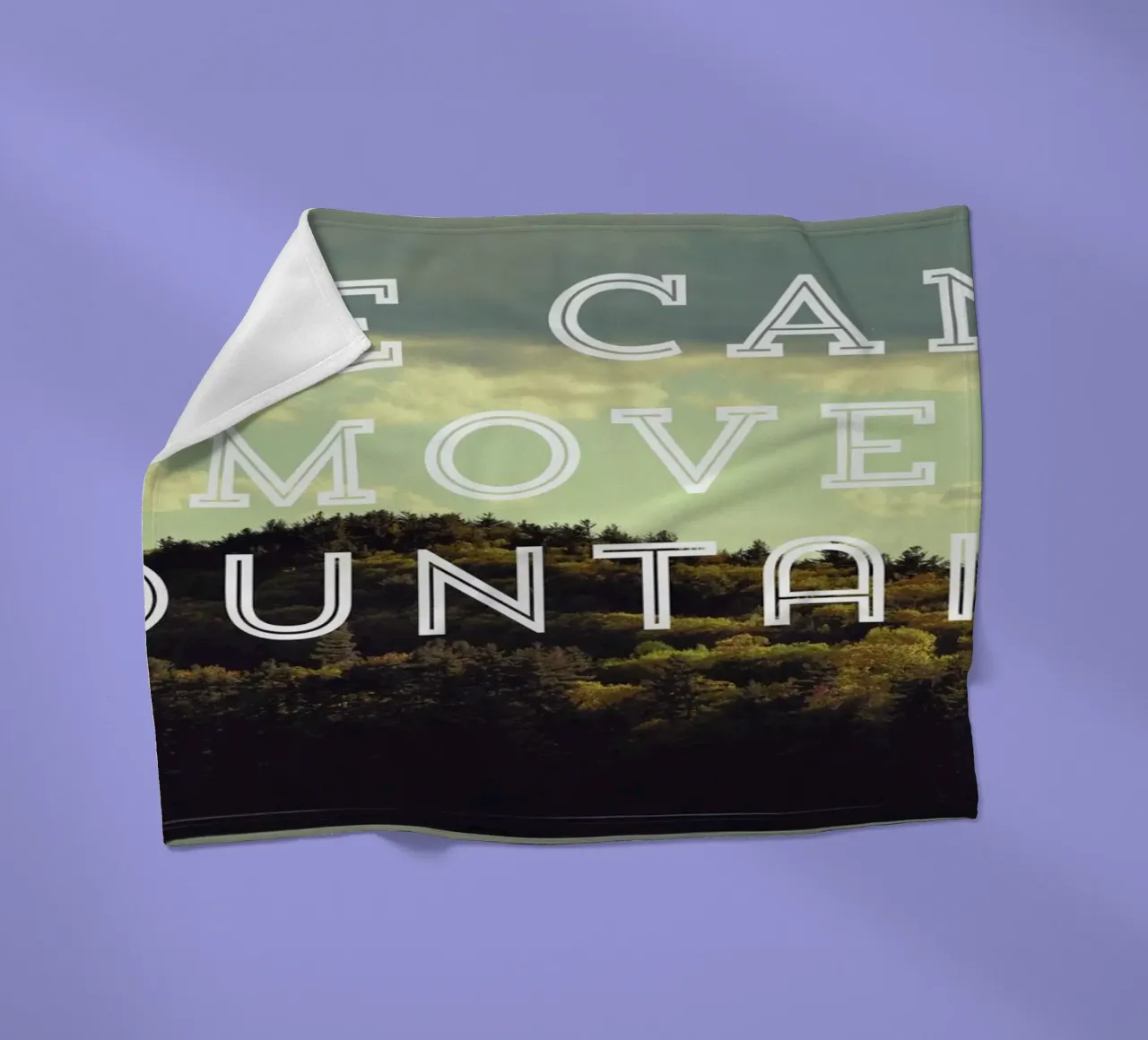 We Can Move Mountains coperta in pile da Vintage Skies