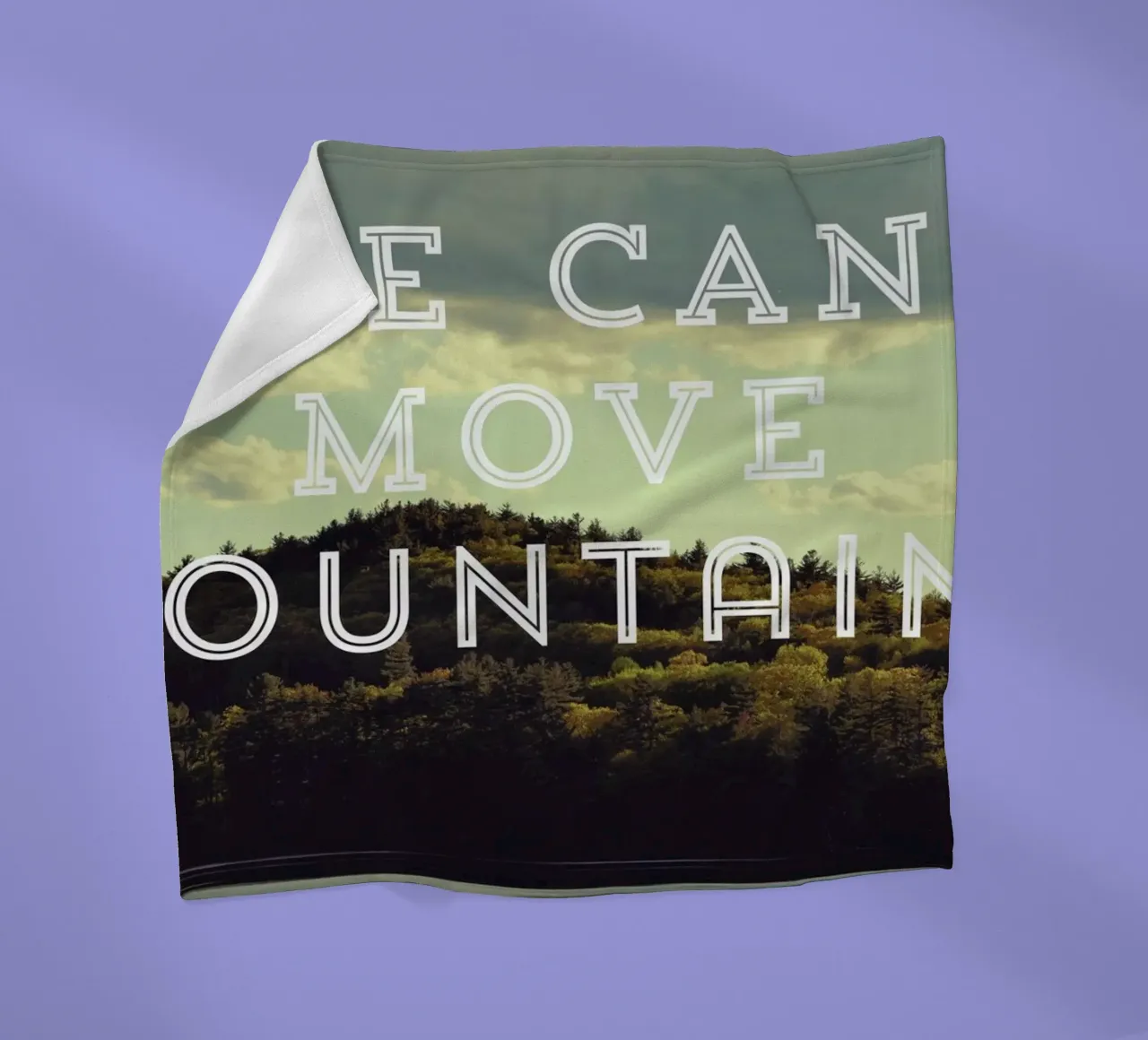 We Can Move Mountains coperta in pile da Vintage Skies
