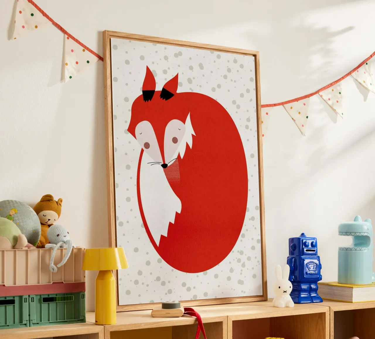 Sleepy Fox plexiglass da Little Flourishes