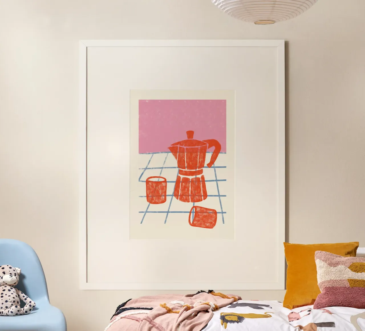 TEMPO DEL CAFFÈ poster con telaio in plastica da Pictufy Sun & Spirit