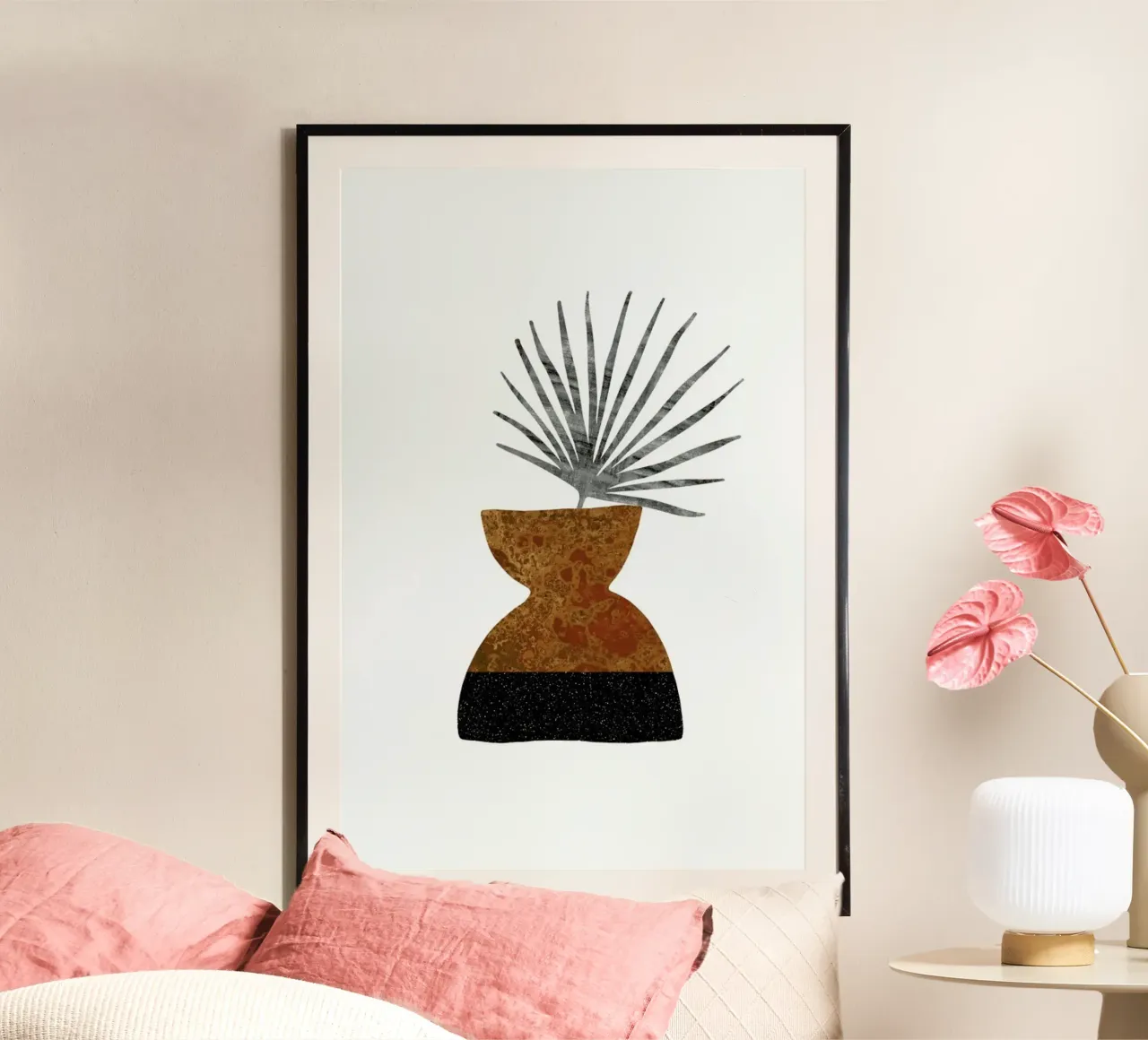 Urban Vases No. 9 poster con telaio in alluminio da typealive