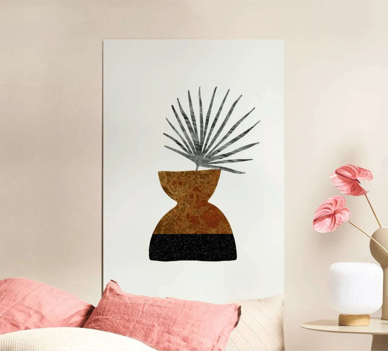 Urban Vases No. 9 poster con telaio in alluminio da typealive