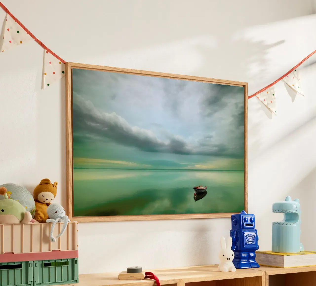 Boat acrylic glass by Pictufy