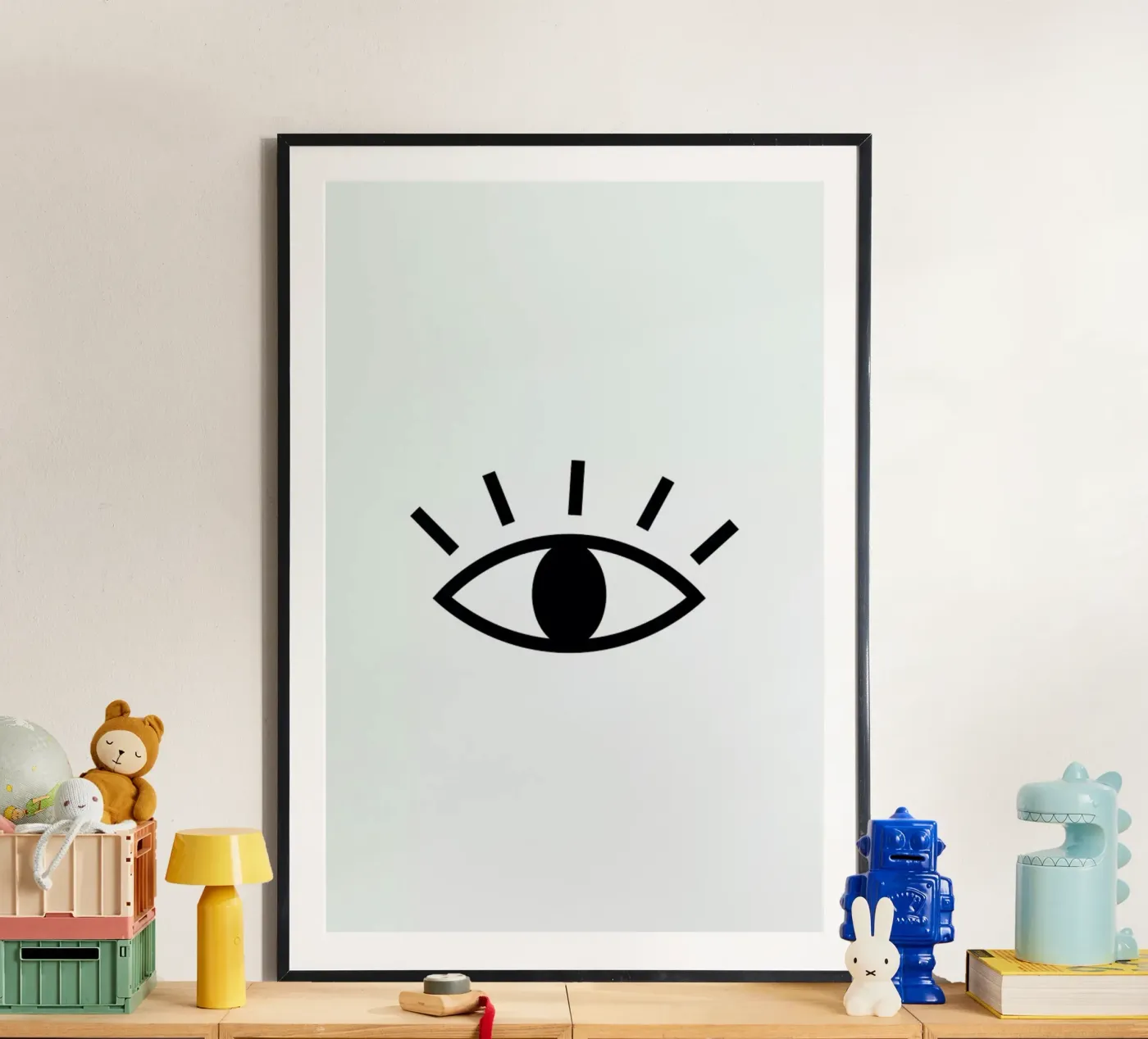 Open Eye poster by daylight design studio