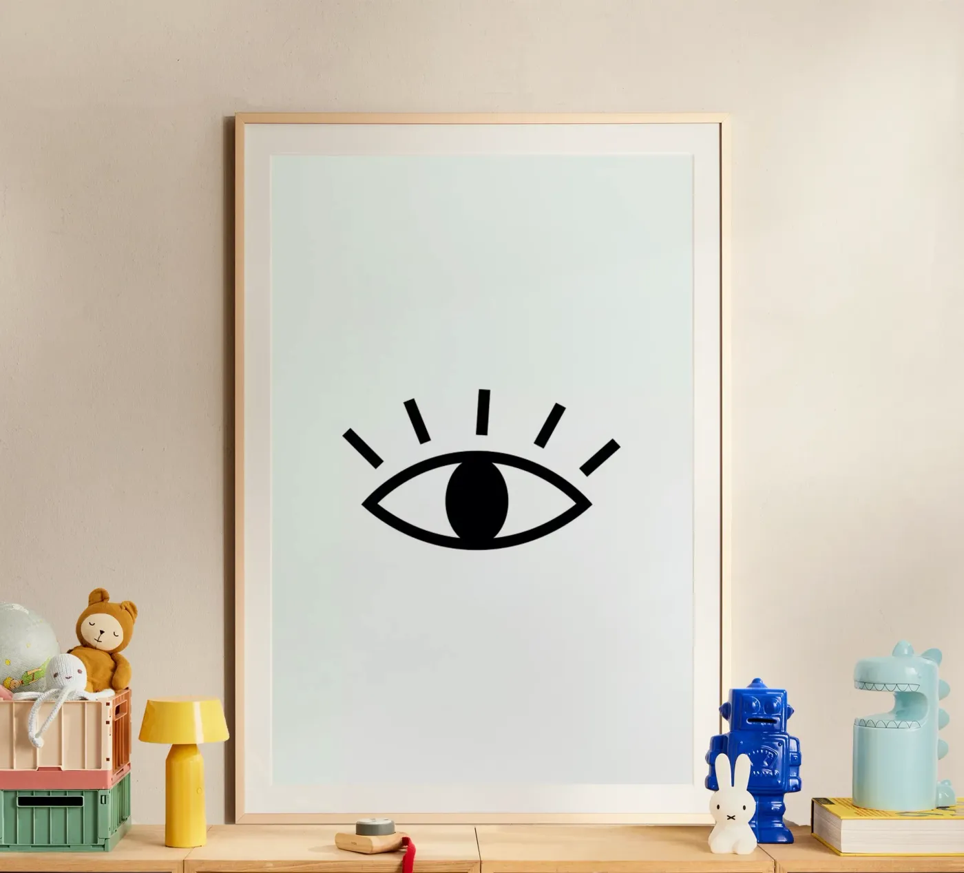 Open Eye poster by daylight design studio