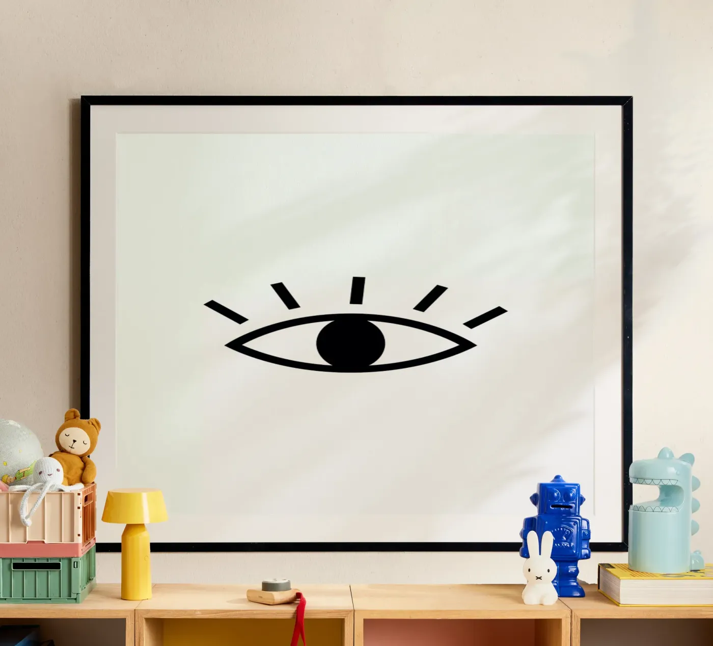 Open Eye poster by daylight design studio