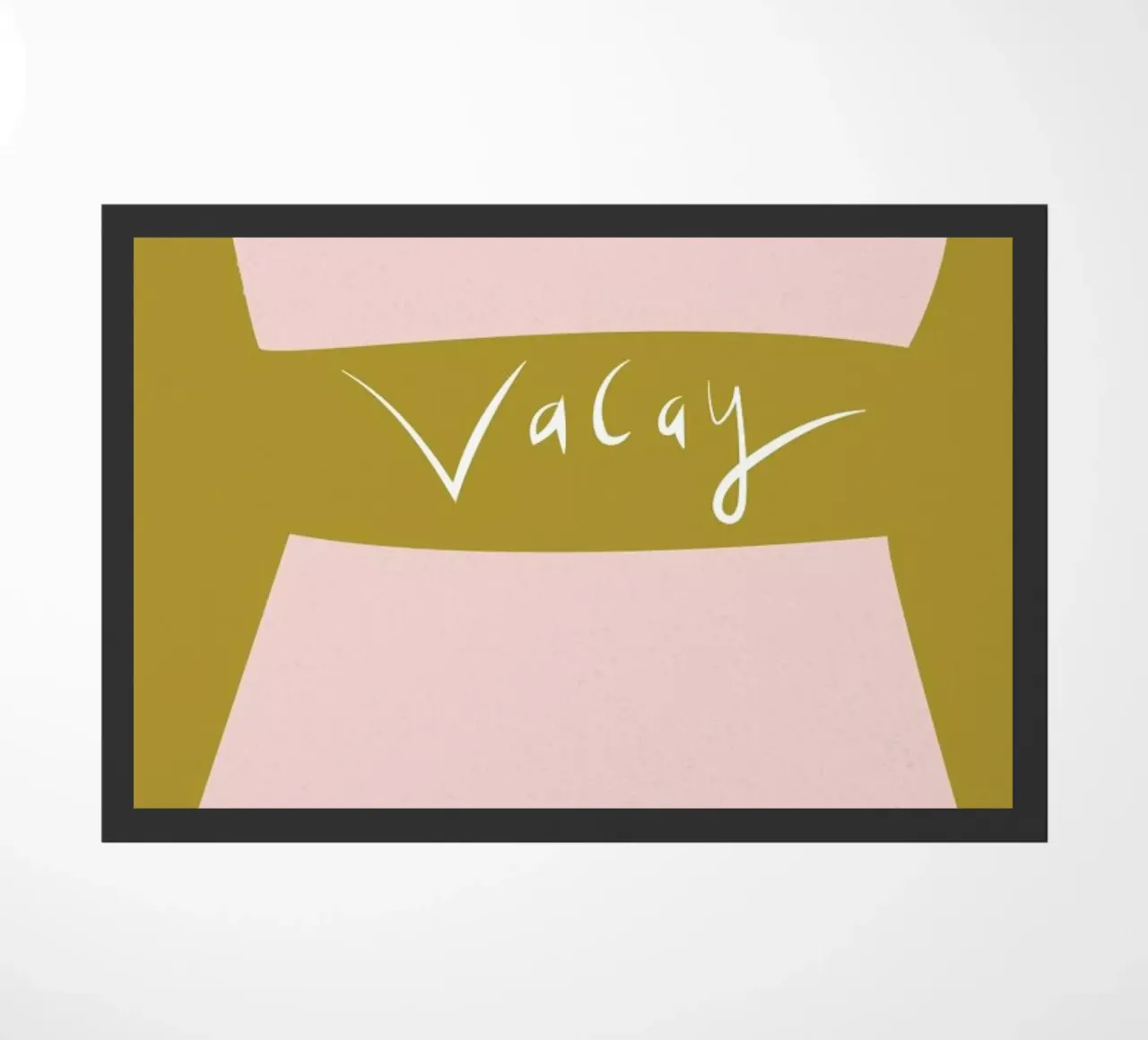 Vacay doormat by Linda Gobeta