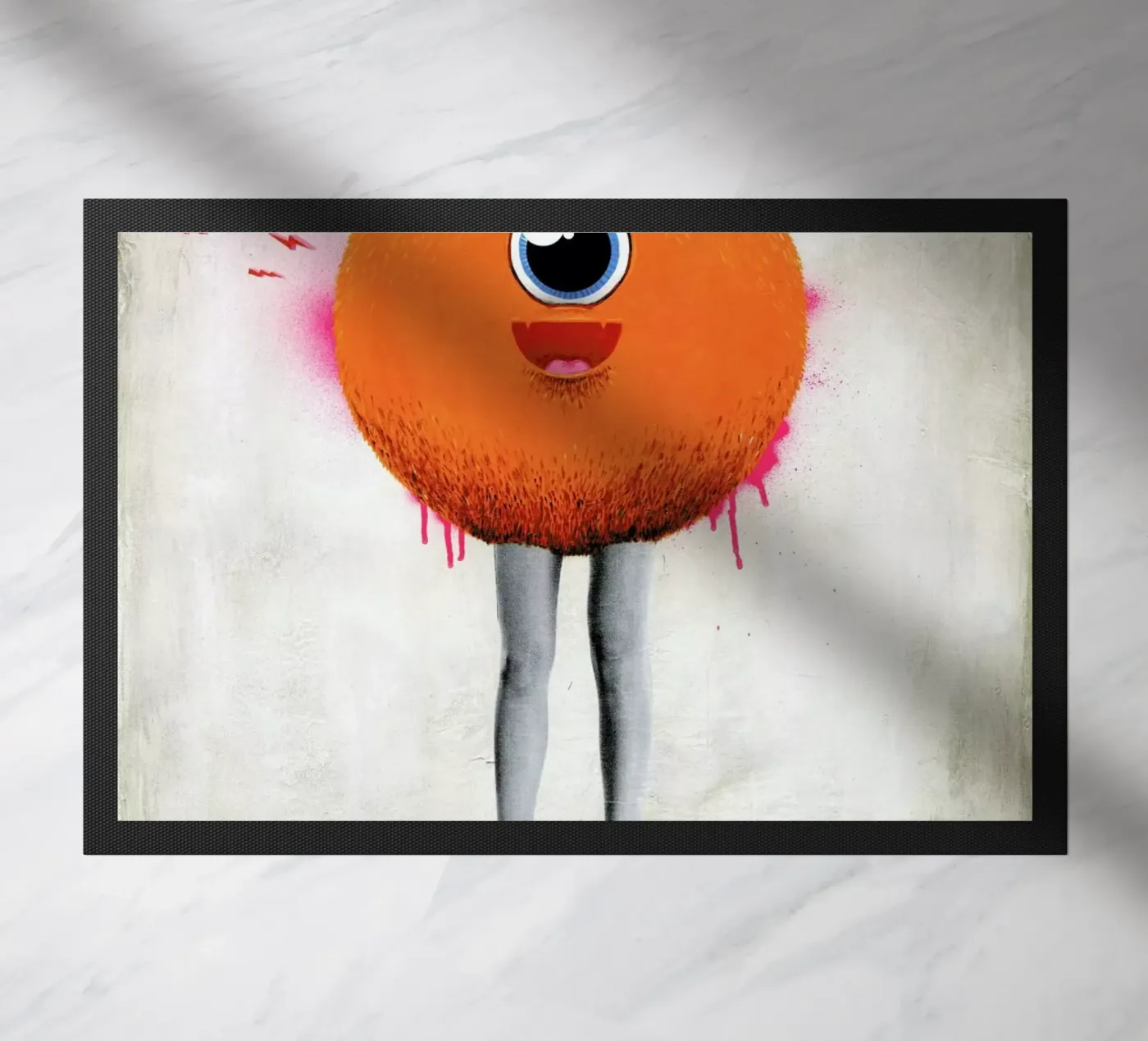 Eye Spy doormat by Famous When Dead