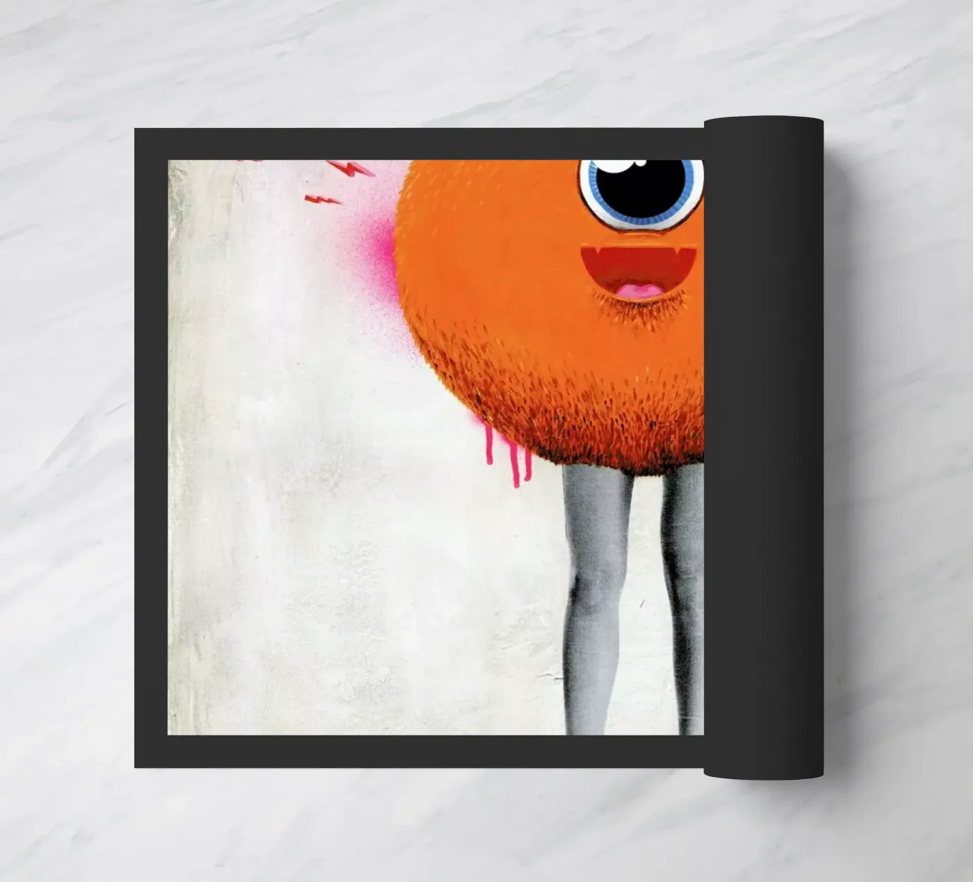 Eye Spy doormat by Famous When Dead