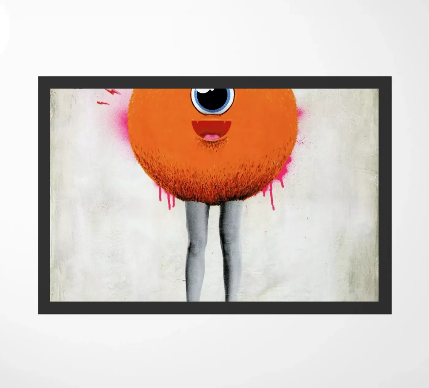 Eye Spy doormat by Famous When Dead