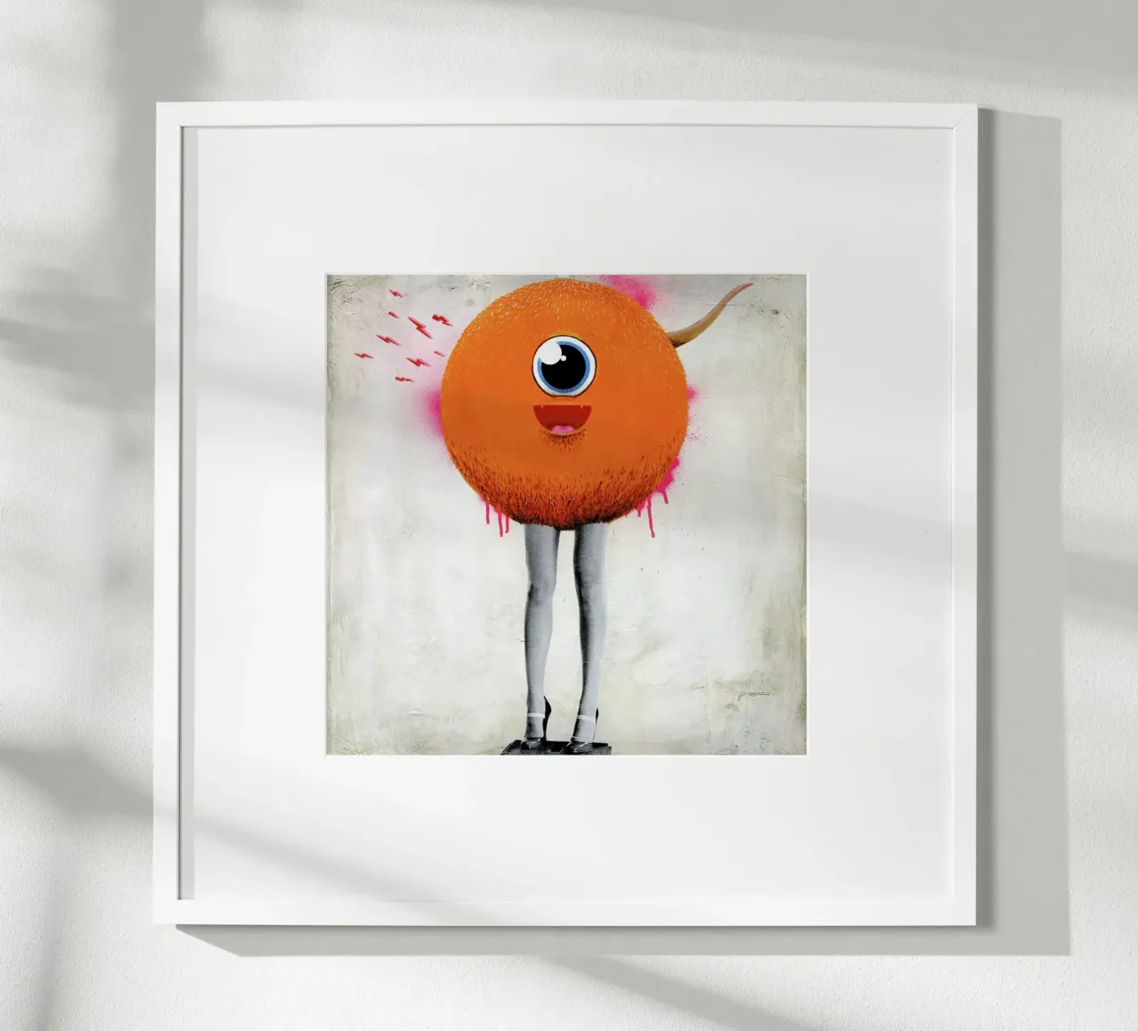 Eye Spy poster avec cadre en bois de Famous When Dead