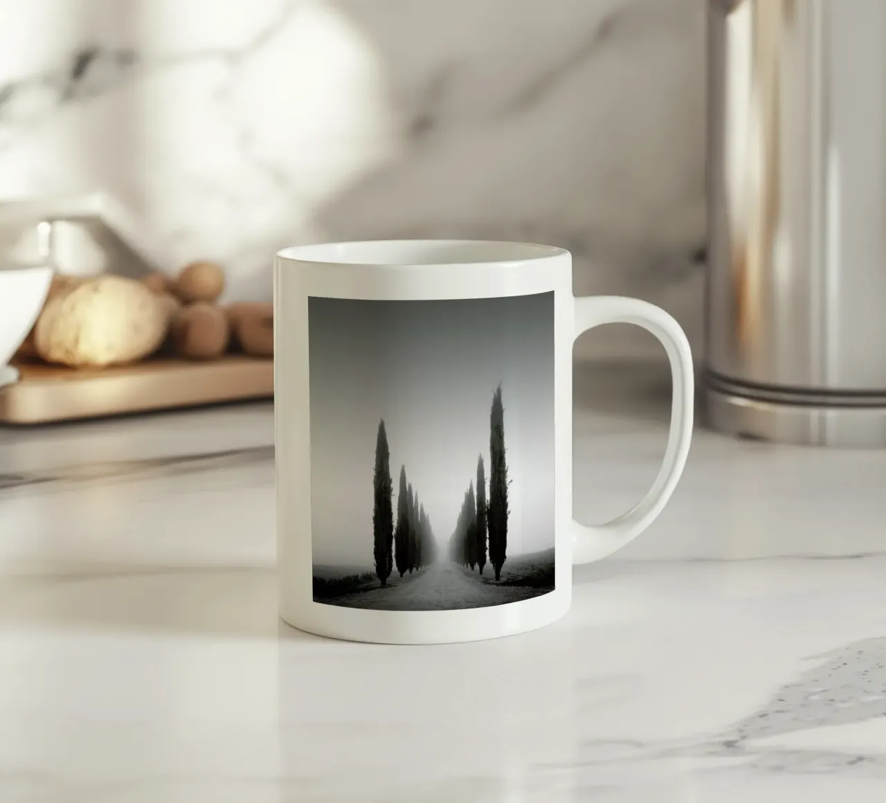 II Viale Poggio Covii tazza in ceramica da Michael J. Reibert