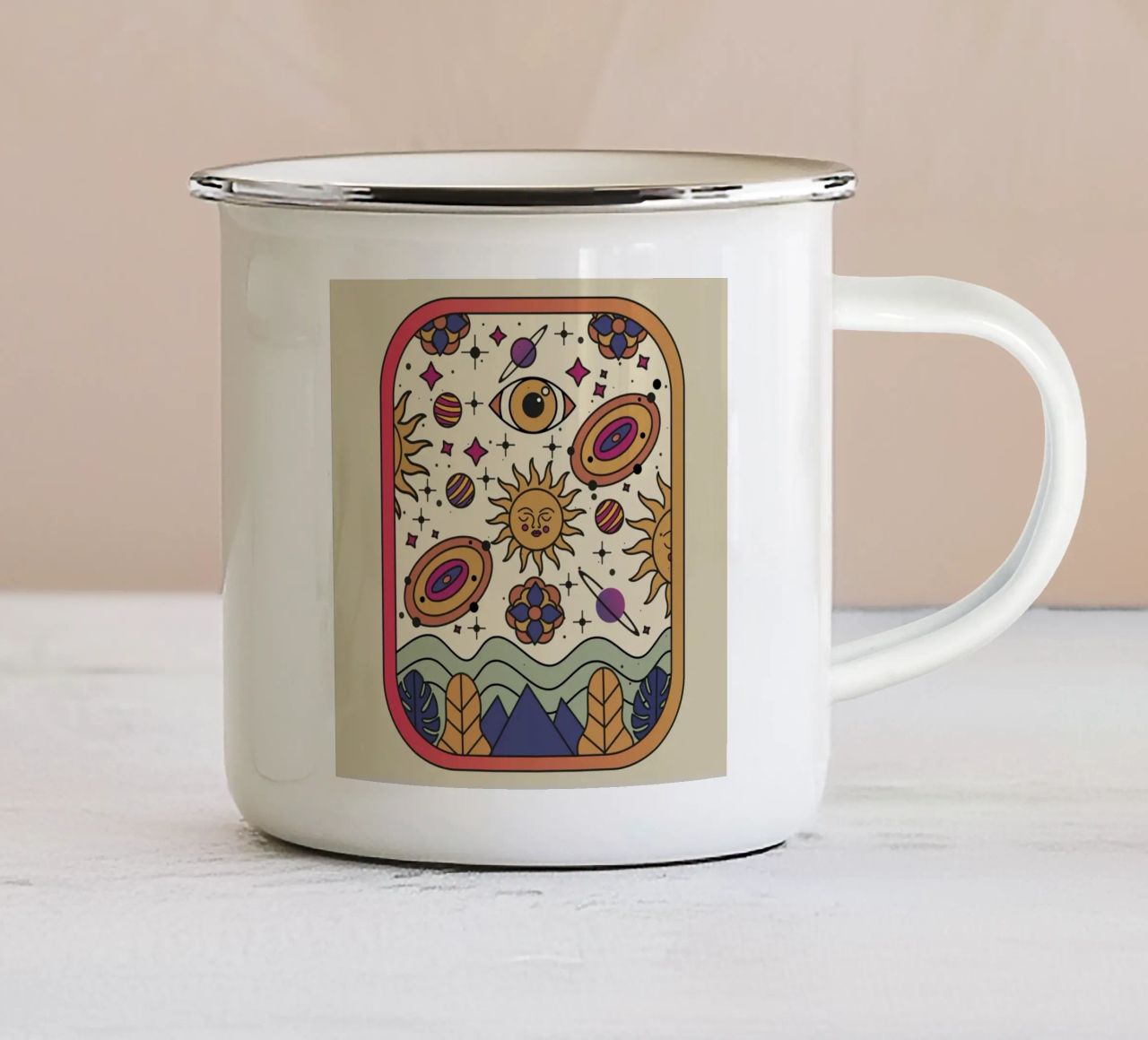 The Cosmic Effect tazza in smalto da Dharma