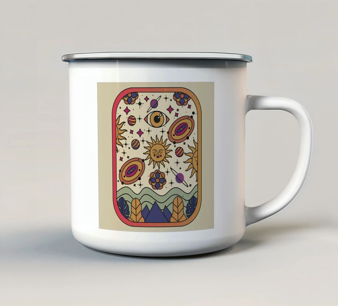 The Cosmic Effect tazza in smalto da Dharma