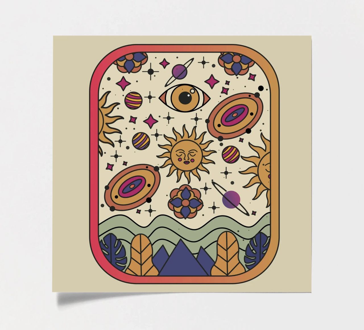 The Cosmic Effect Stickerbogen von Dharma