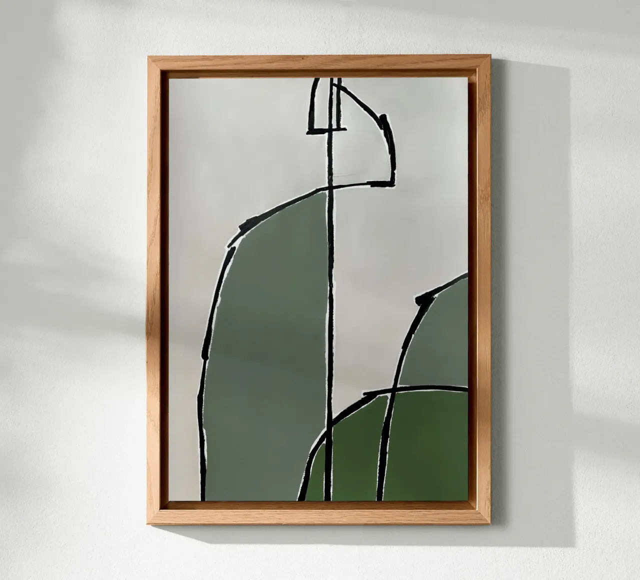 abstract shapes no7 Alu-Dibond von Andrea Reichhart Art