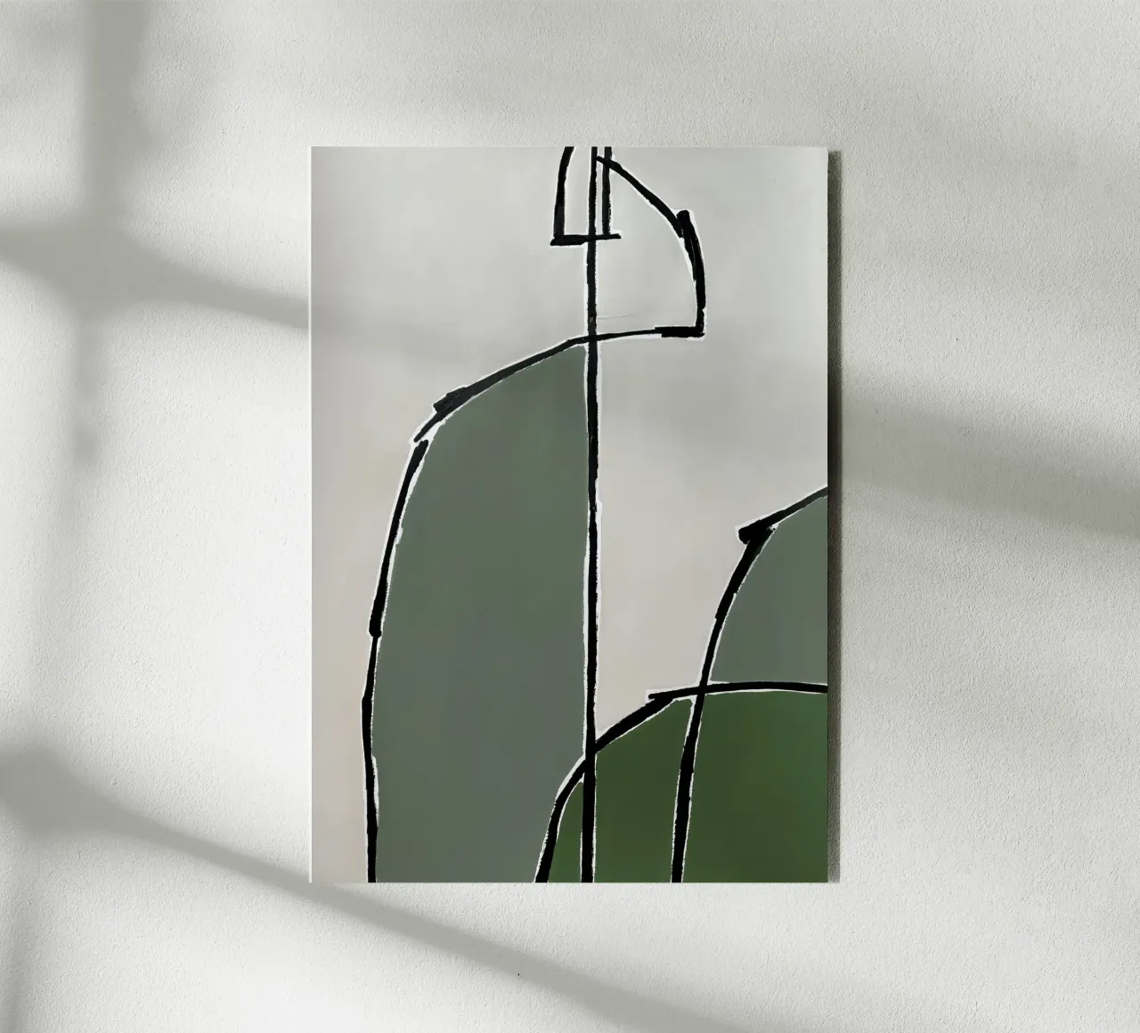 abstract shapes no7 Alu-Dibond von Andrea Reichhart Art