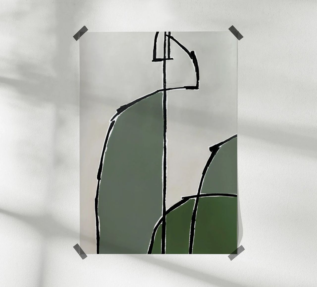 abstract shapes no7 carta hahnemühle da Andrea Reichhart Art
