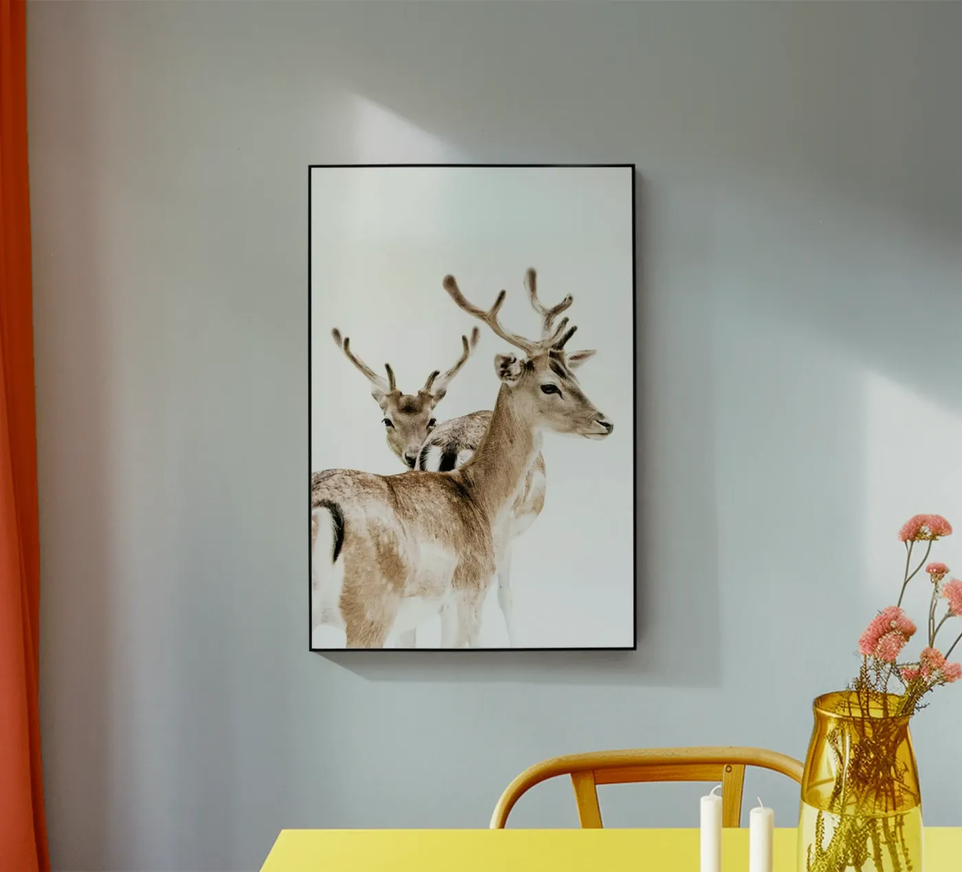Deers II Acryl-Glas von Victoria Frost