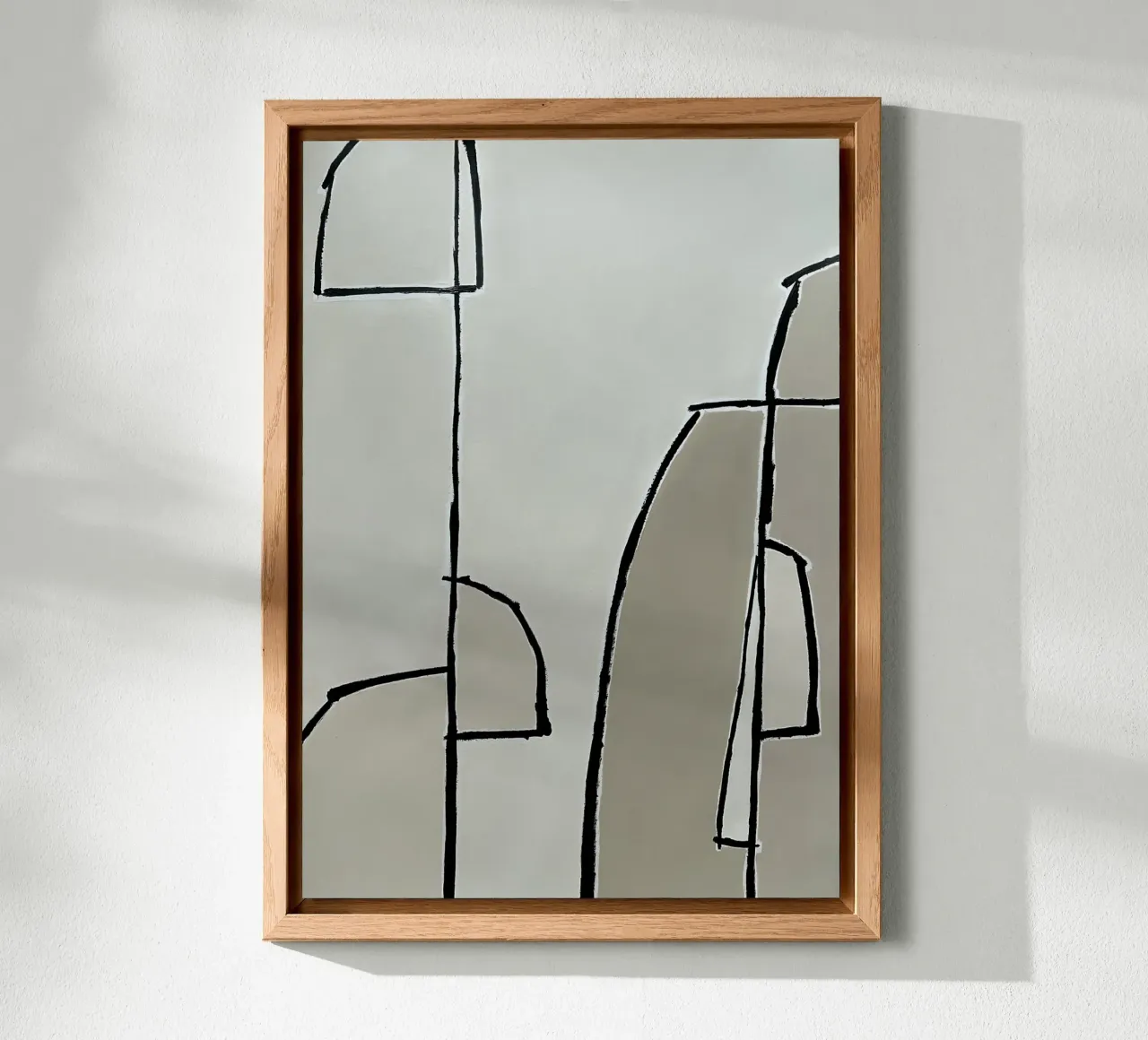 abstract shapes no8 alluminio dibond da Andrea Reichhart Art