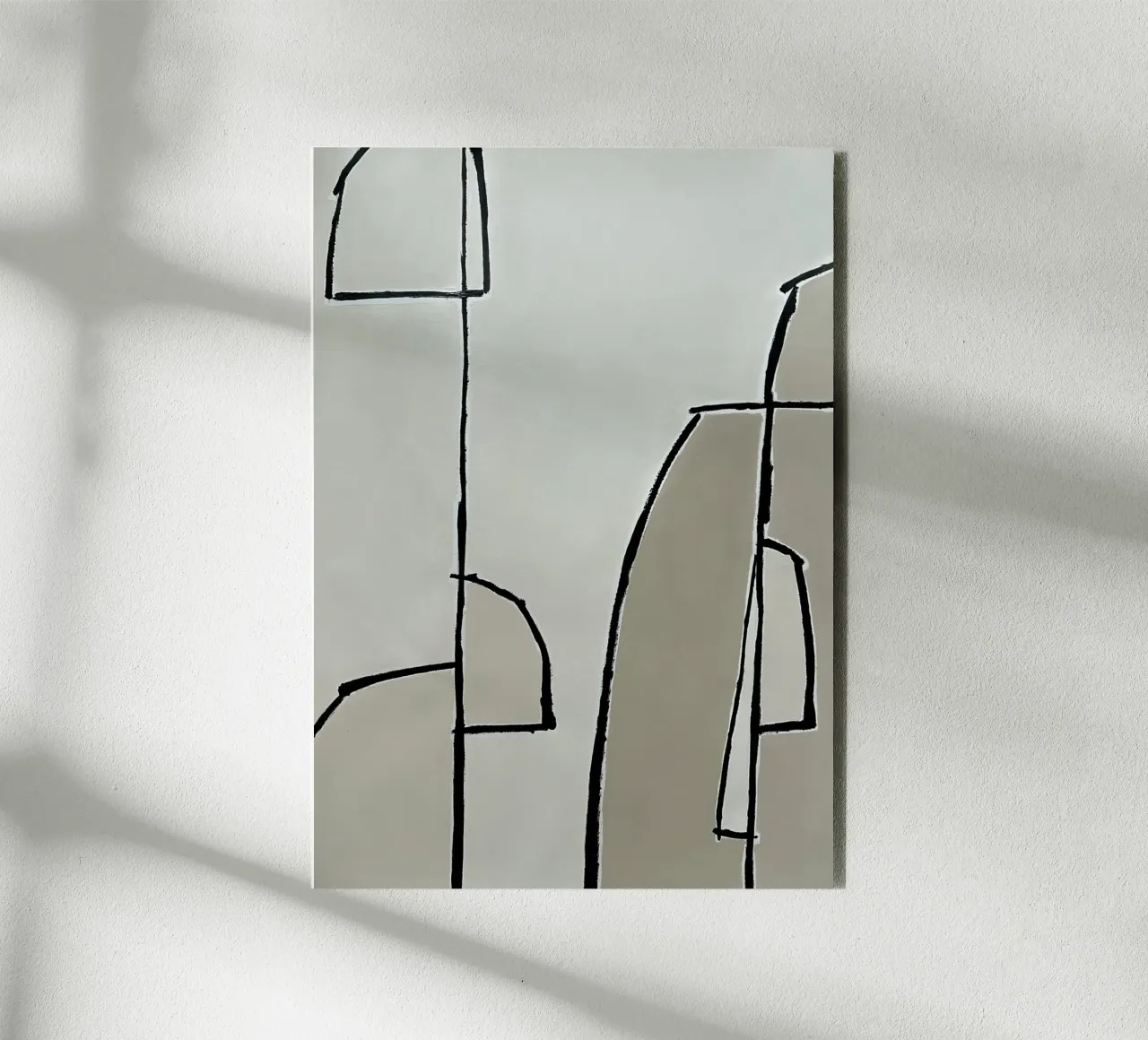 abstract shapes no8 alluminio dibond da Andrea Reichhart Art