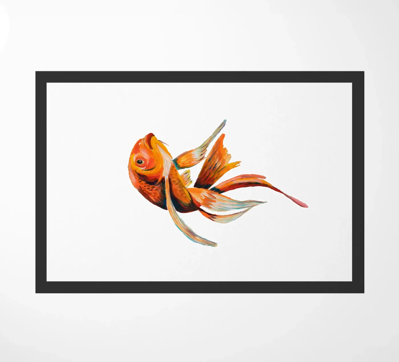 Koi fish Fußmatte von Femke Zwaan