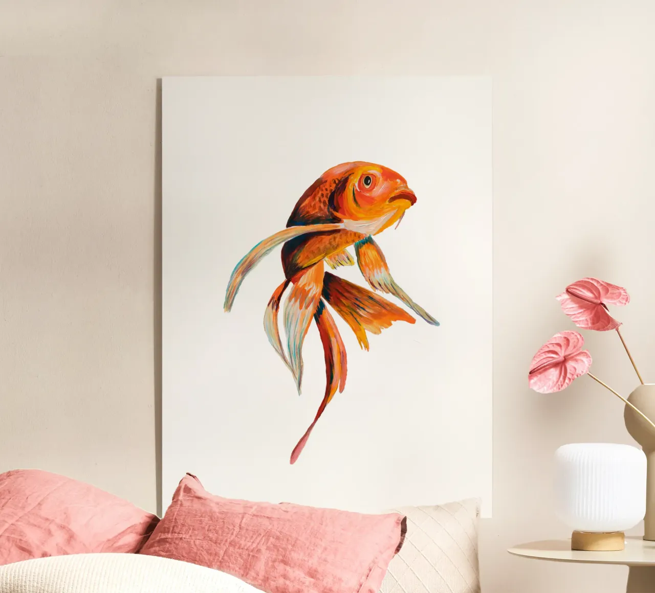 Koi fish plexiglass da Femke Zwaan