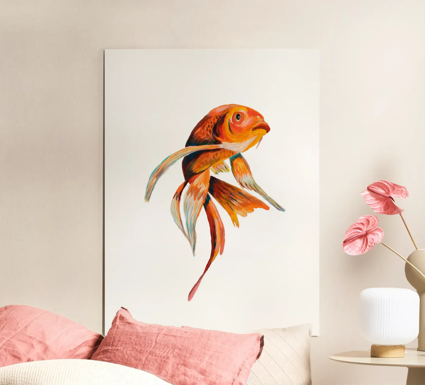 Koi fish poster da Femke Zwaan