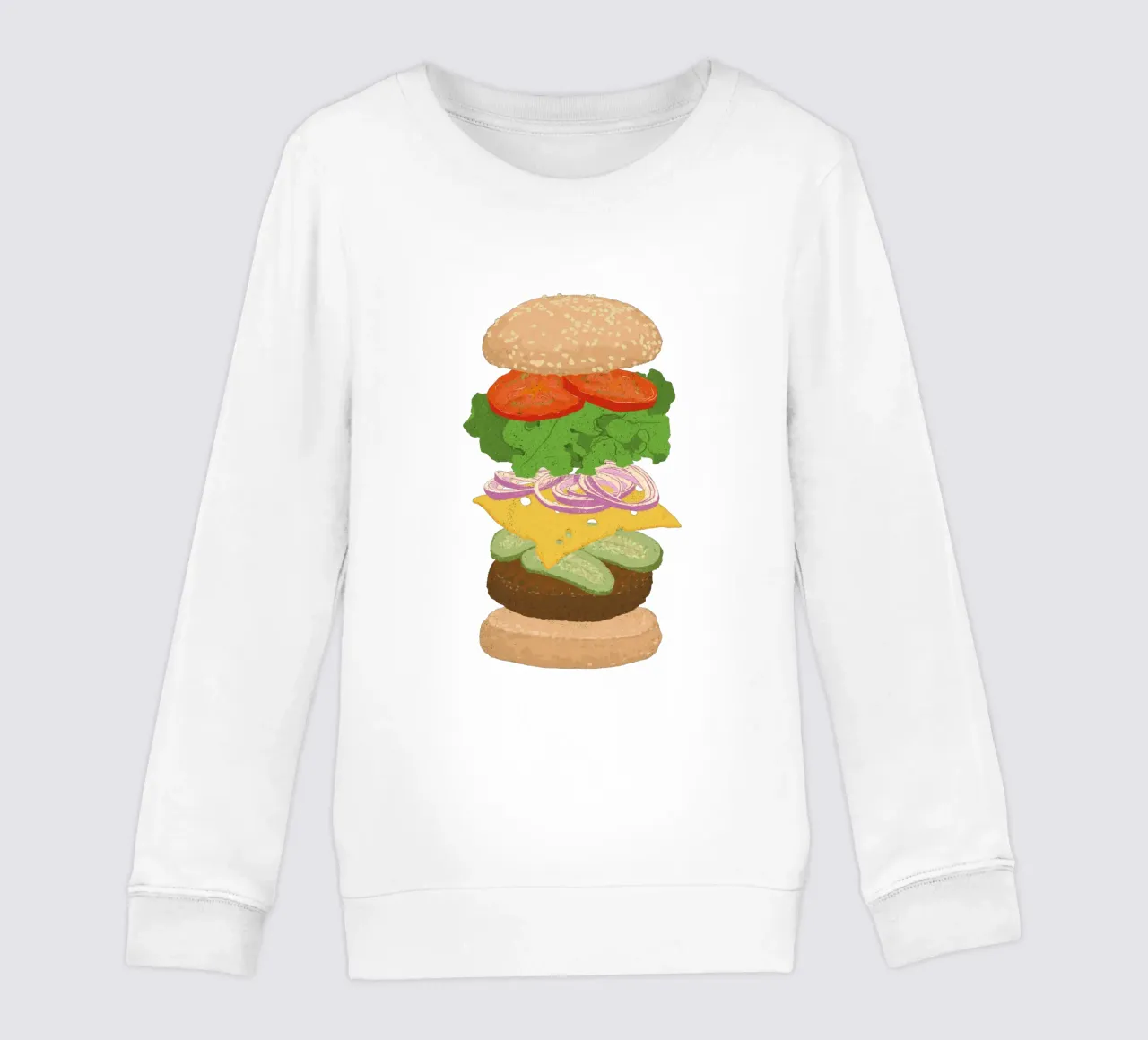 Hamburger felpa bambino da miriamkross