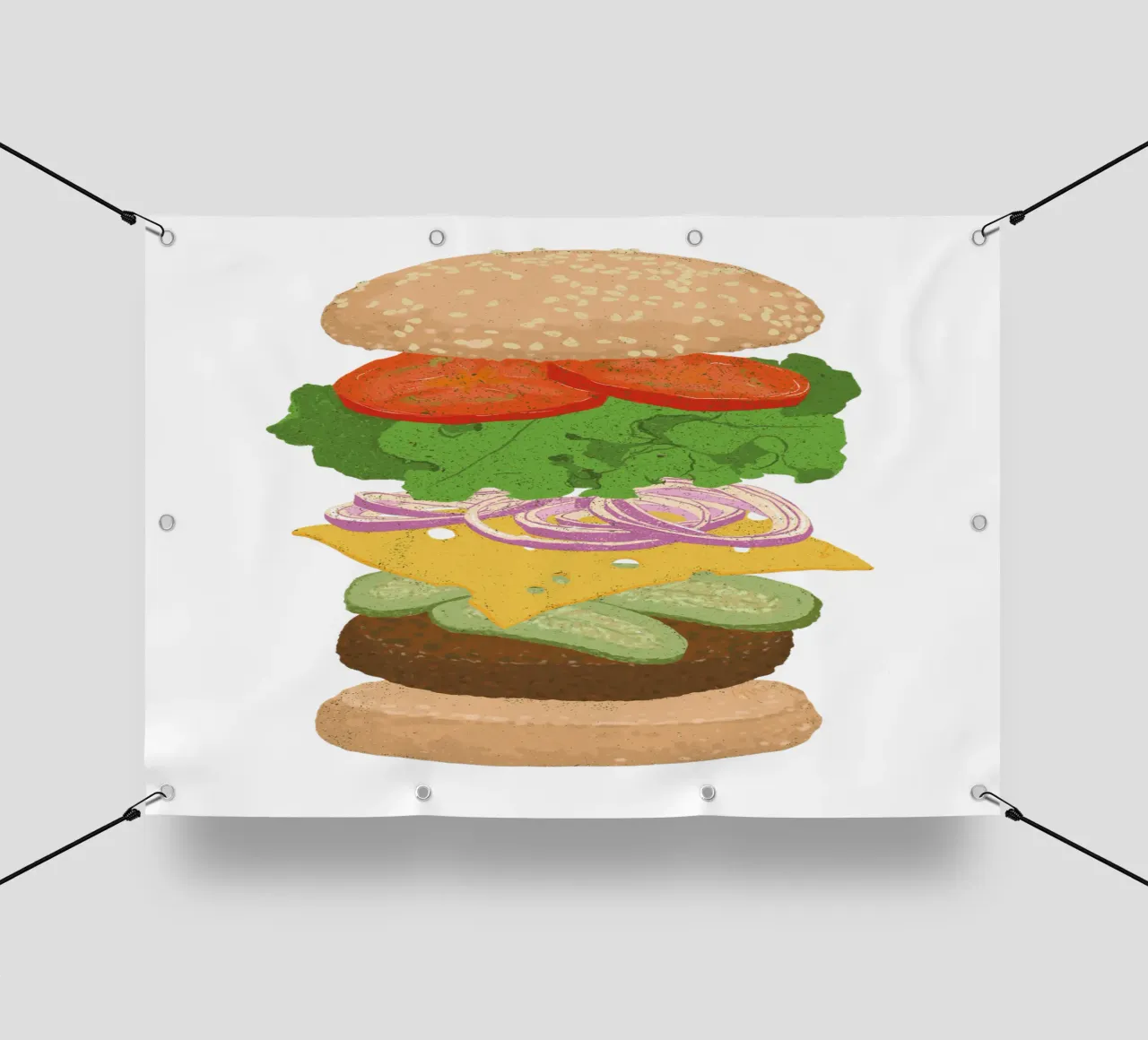 Hamburger telo in pvc da miriamkross