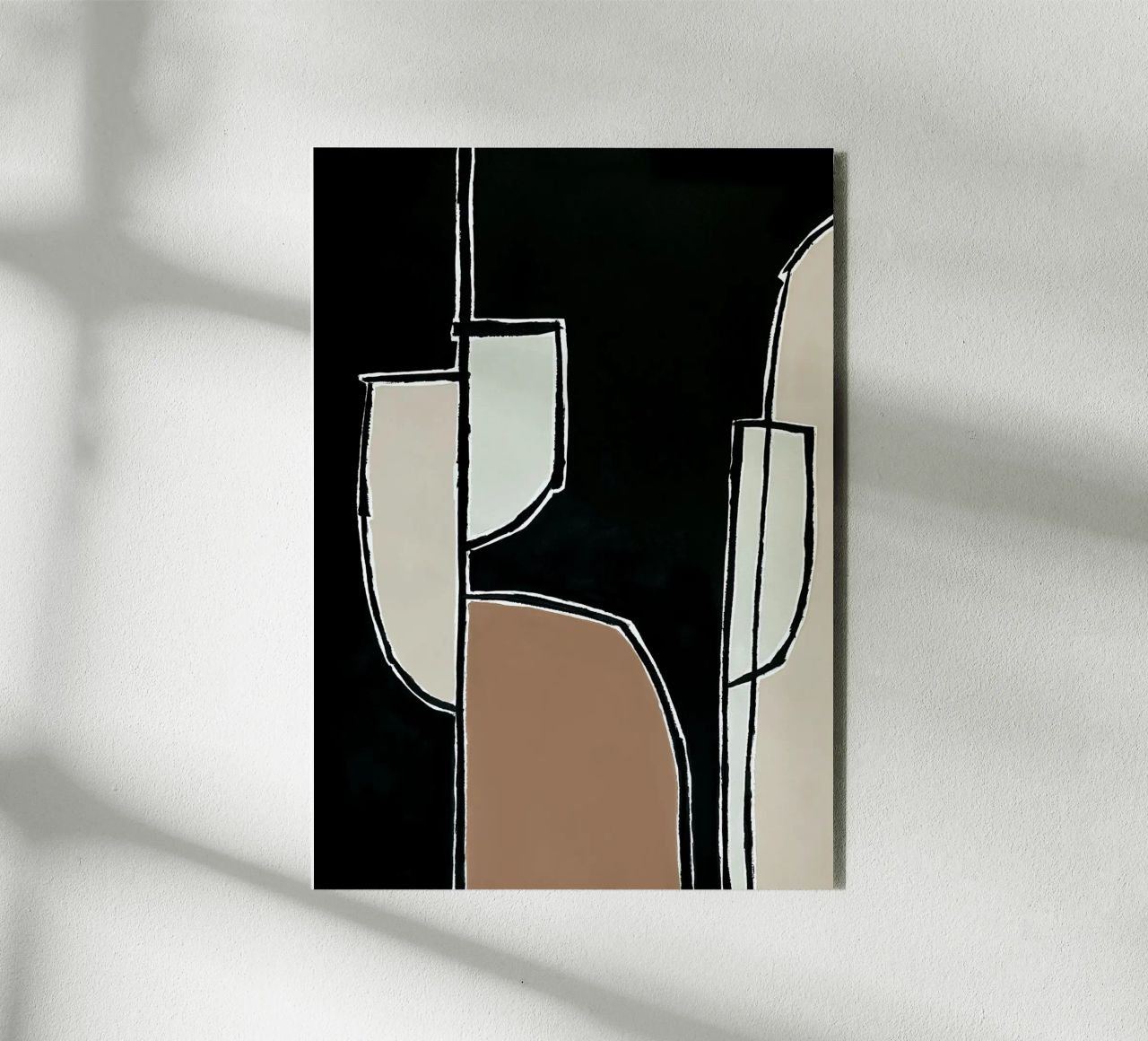 abstract shapes no9 alluminio dibond da Andrea Reichhart Art