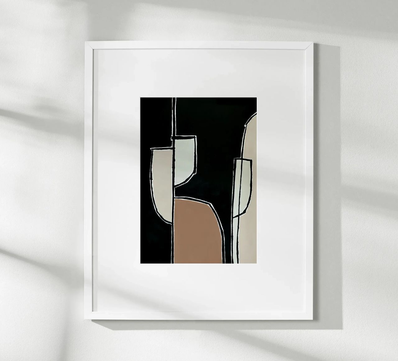 abstract shapes no9 carta hahnemühle da Andrea Reichhart Art