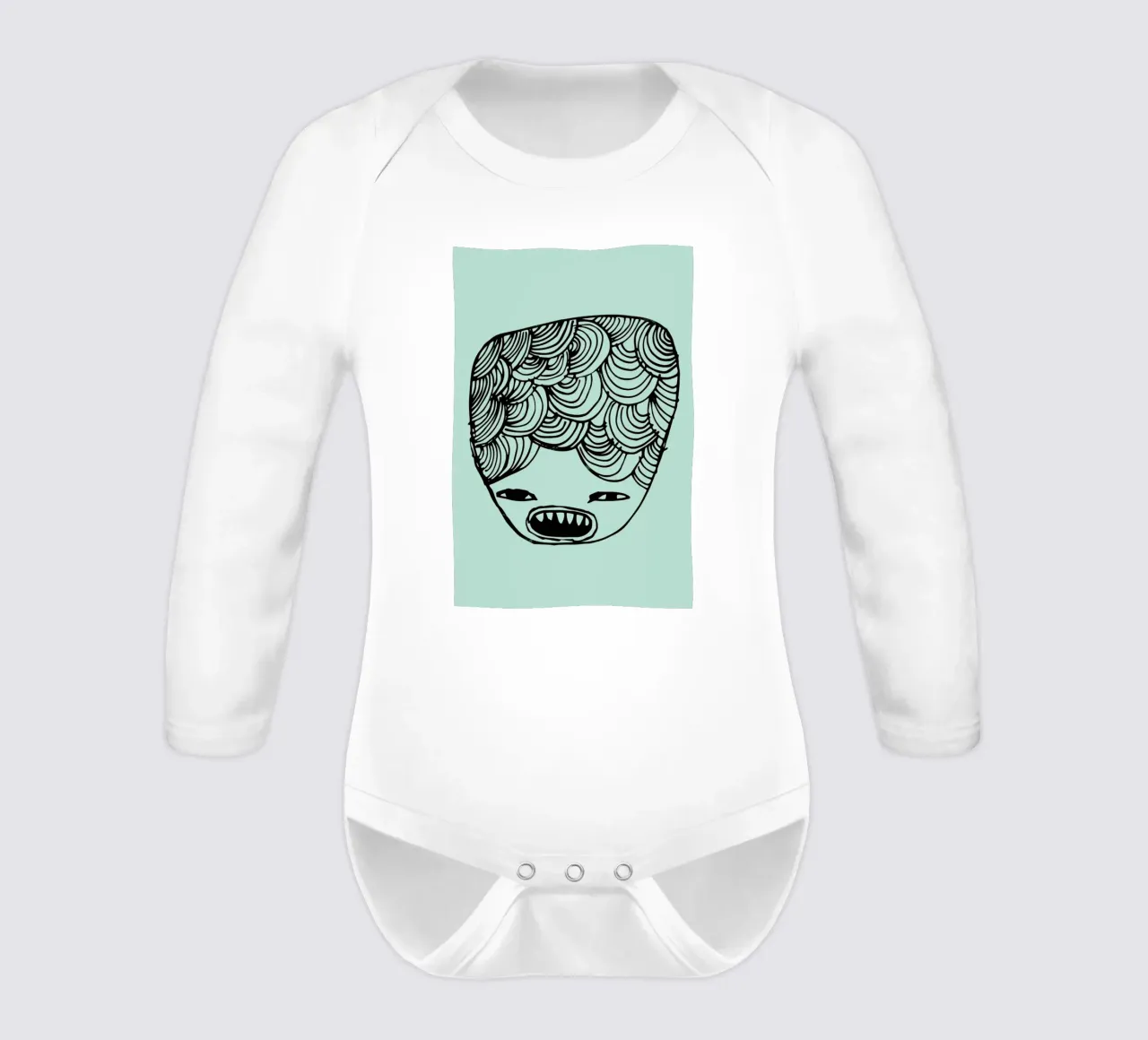Neguinha long-sleeve baby romper by Arthelps gGmbH