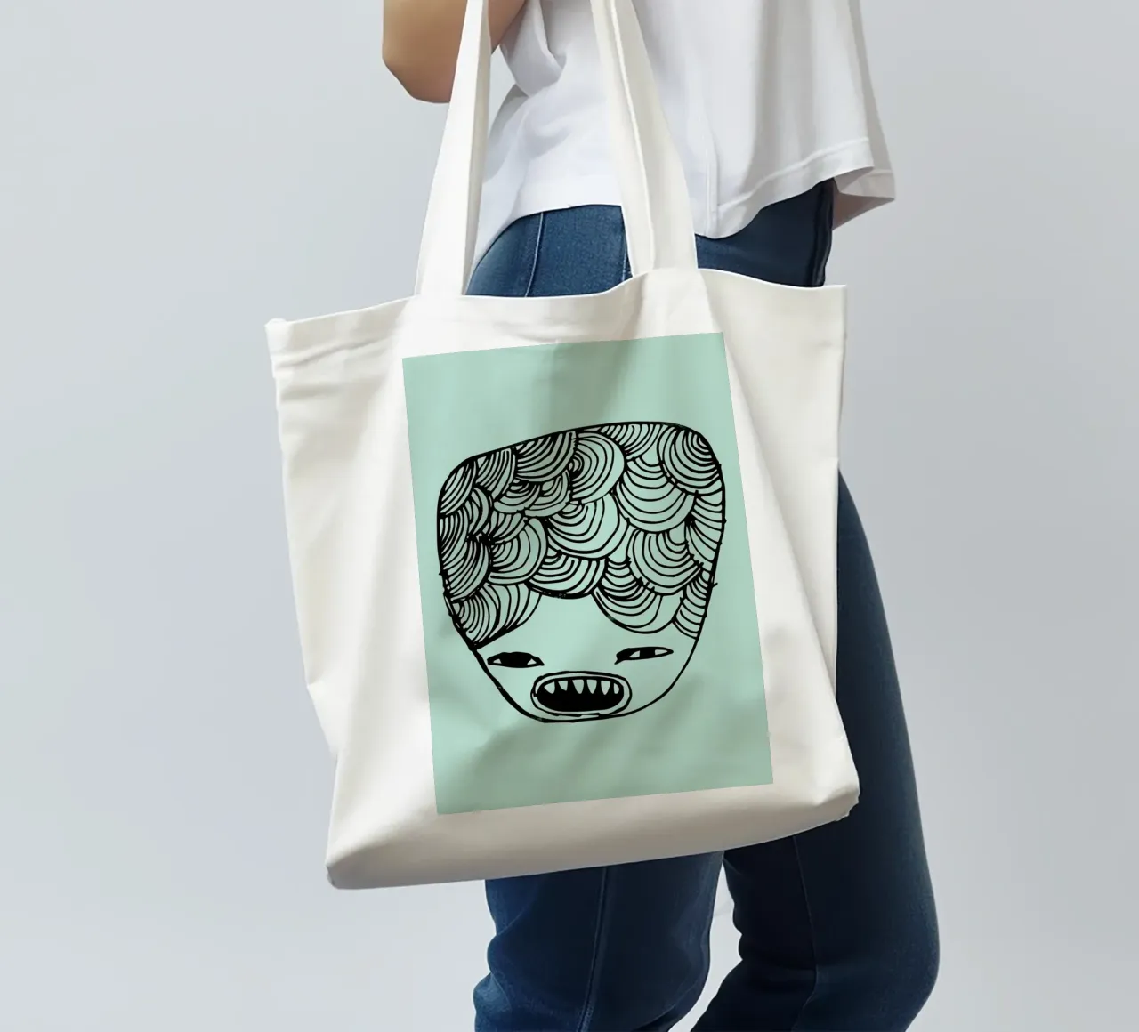 Neguinha tote bag by Arthelps gGmbH
