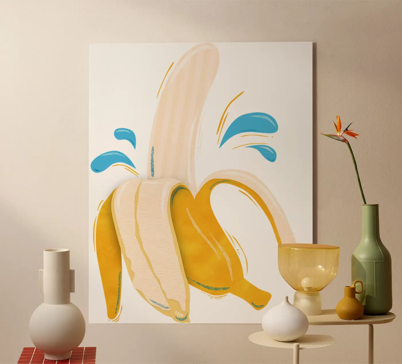 Banana Splash plexiglass da miriamkross