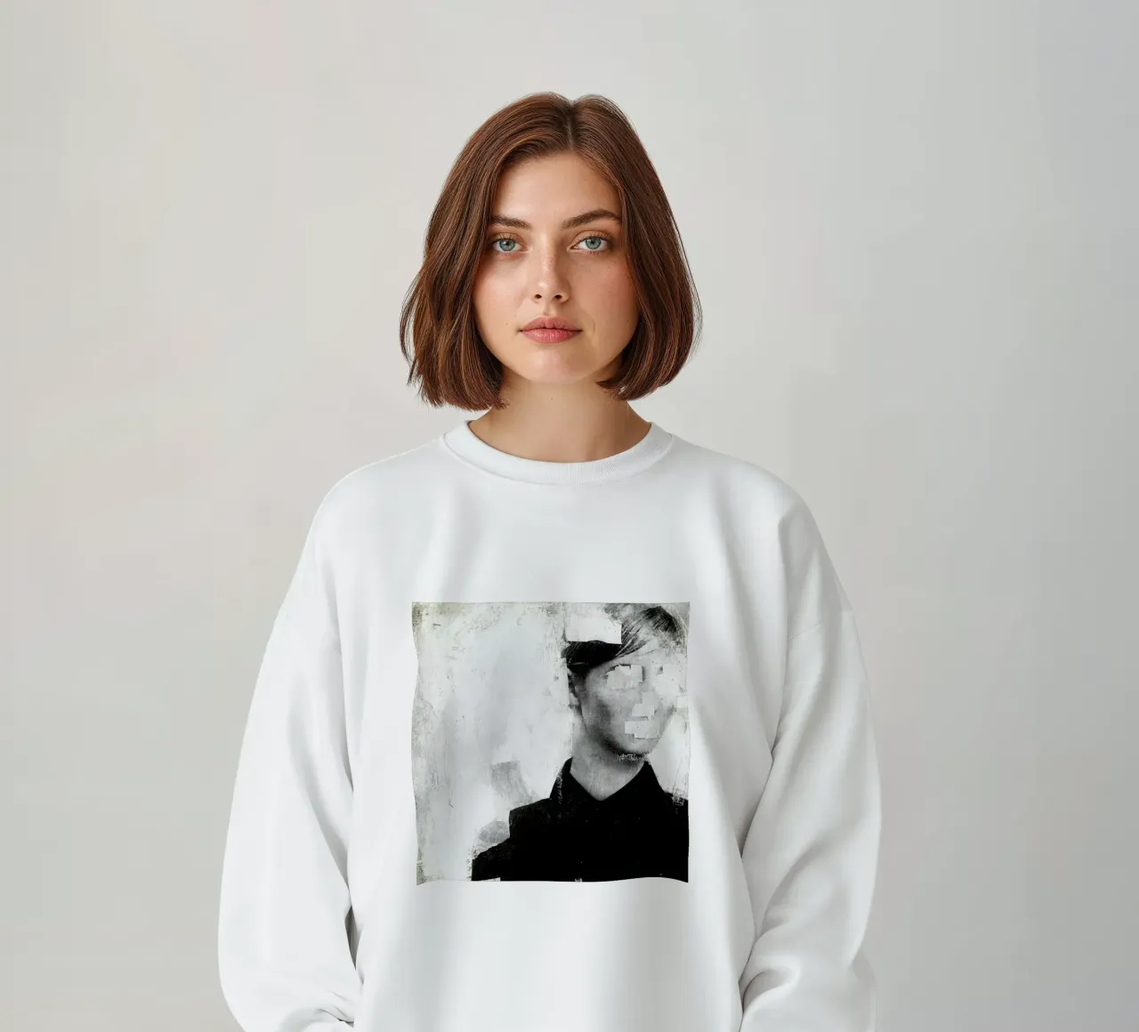 Faceless 01 sweatshirt van Famous When Dead