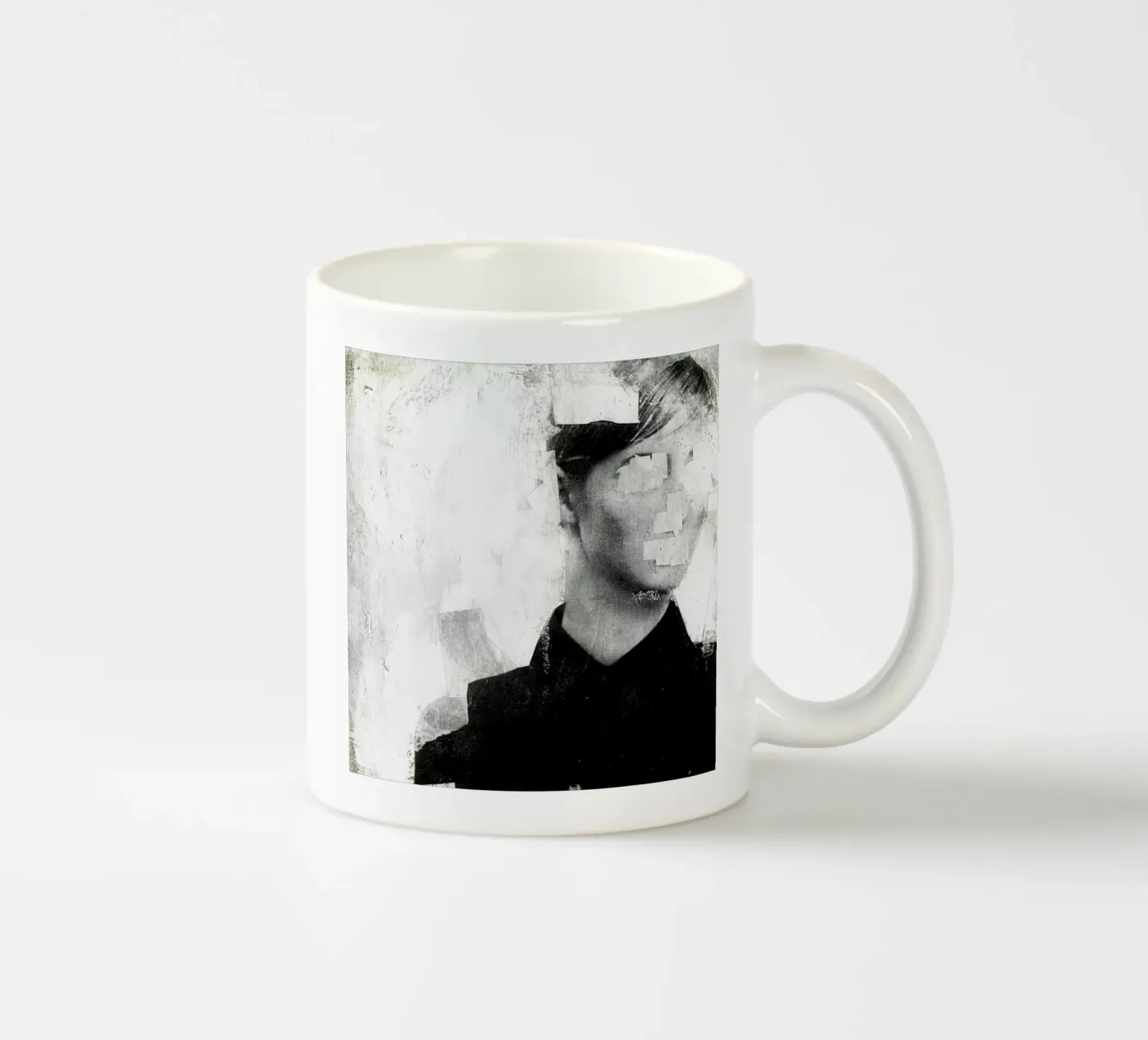 Faceless 01 ceramic mug by Famous When Dead