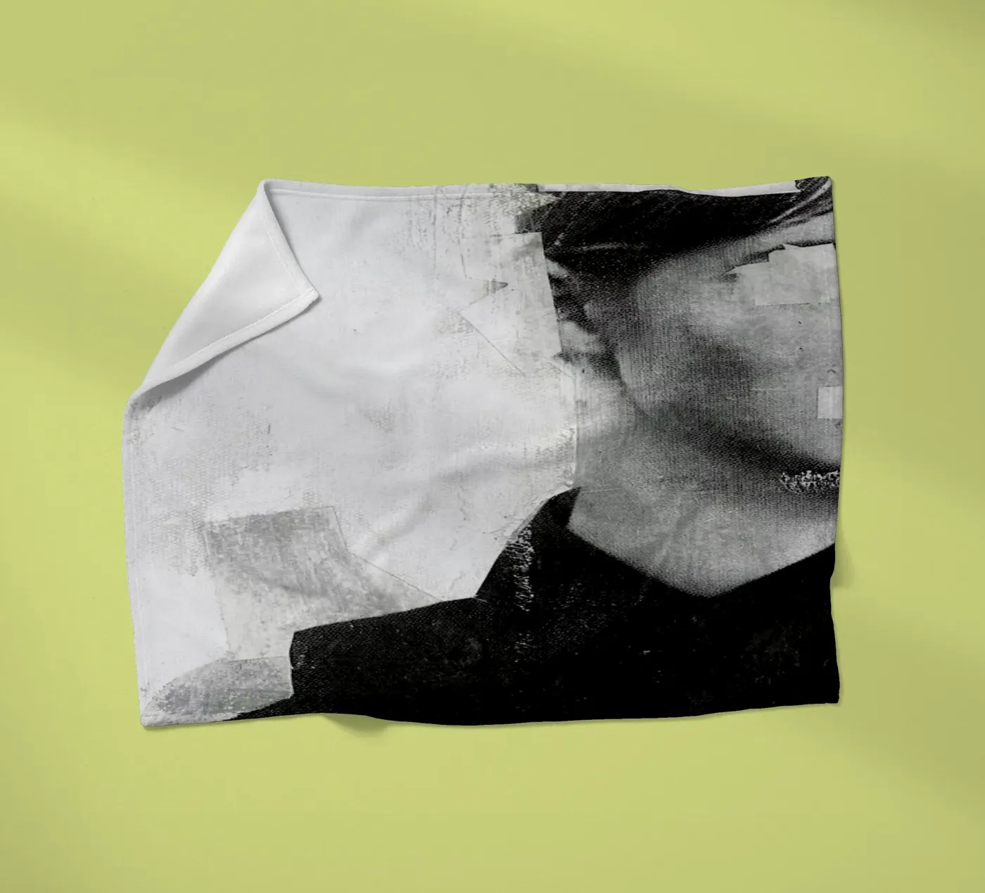 Faceless 01 fleece blanket by Famous When Dead