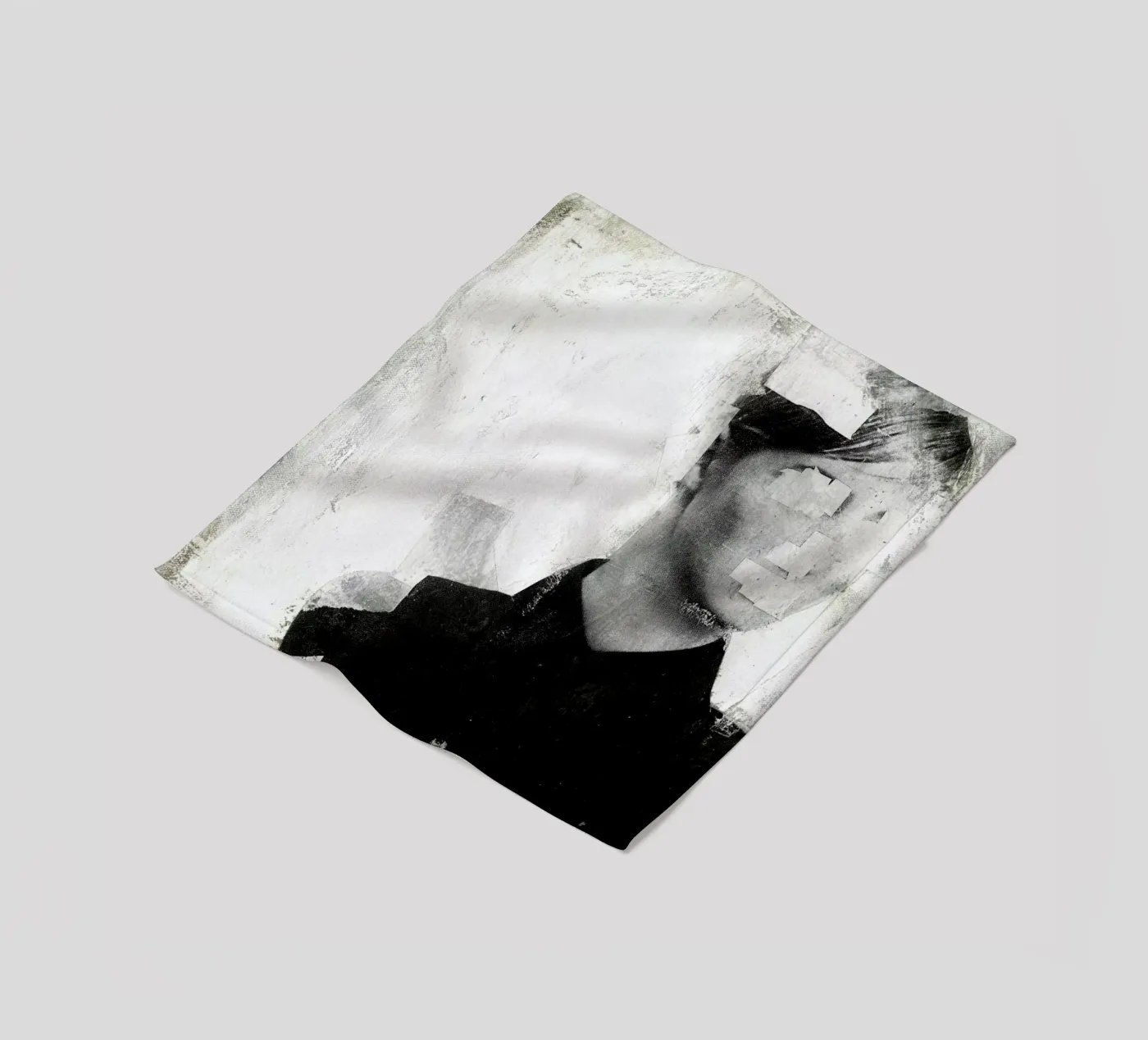 Faceless 01 fleece blanket by Famous When Dead