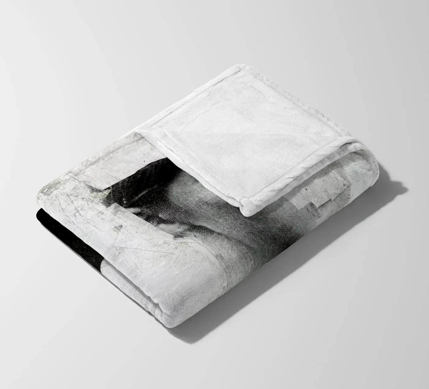 Faceless 01 fleece blanket by Famous When Dead