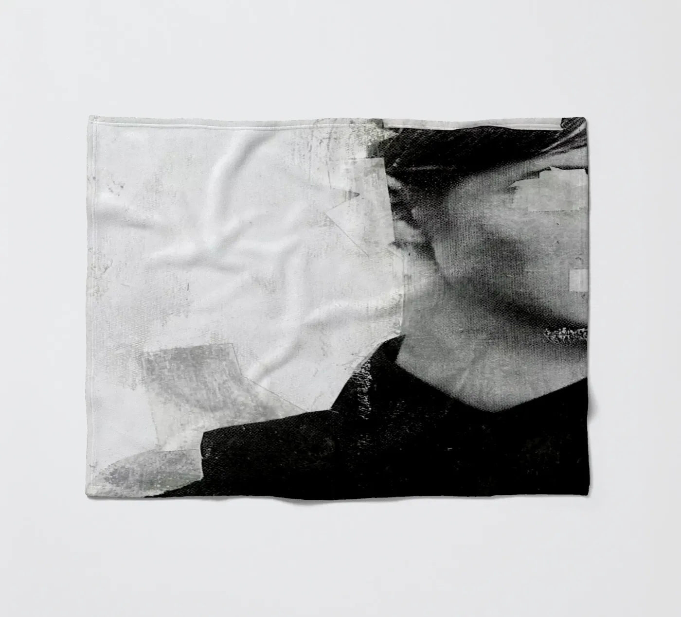 Faceless 01 fleece blanket by Famous When Dead