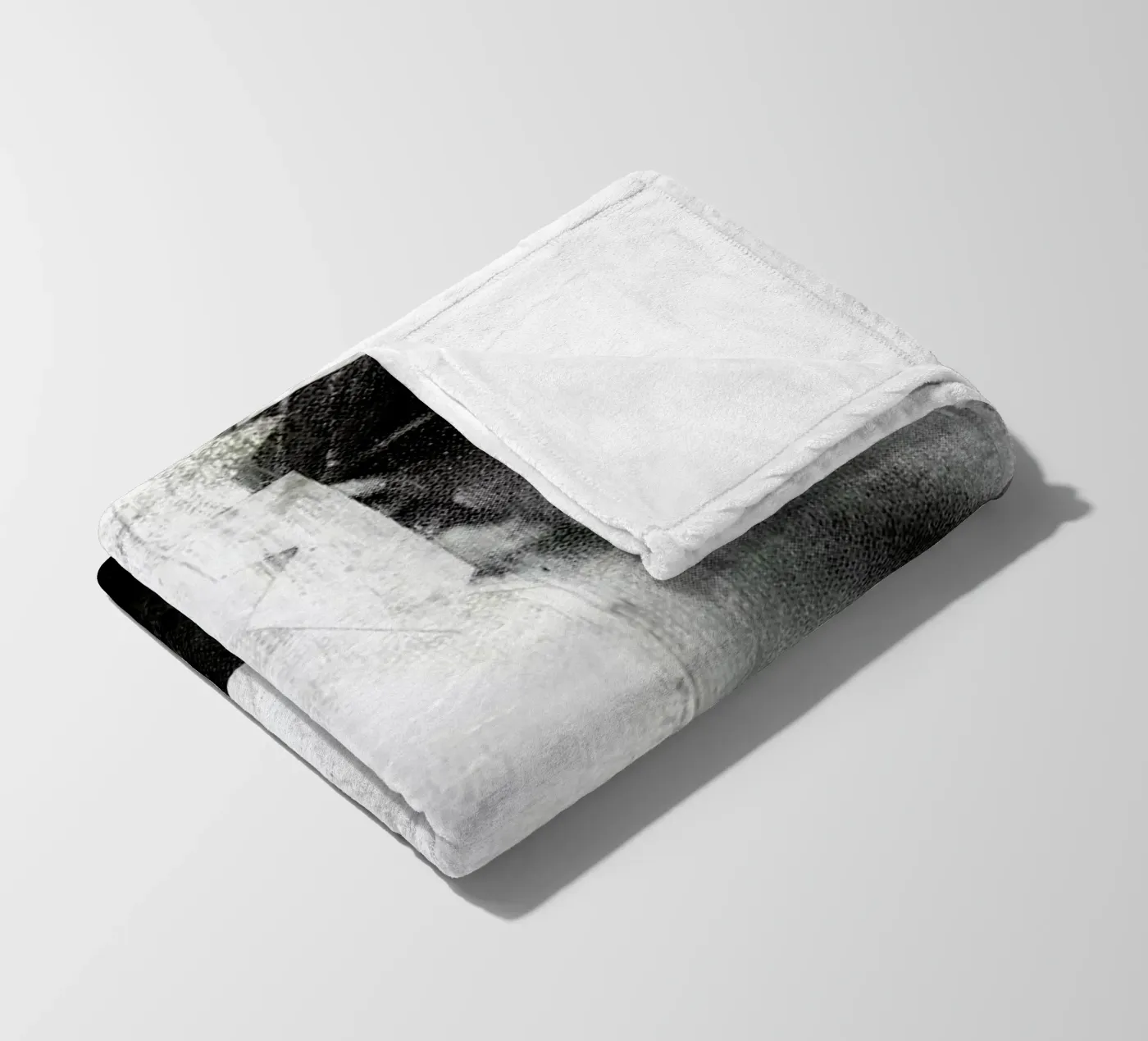Faceless 01 fleece blanket by Famous When Dead