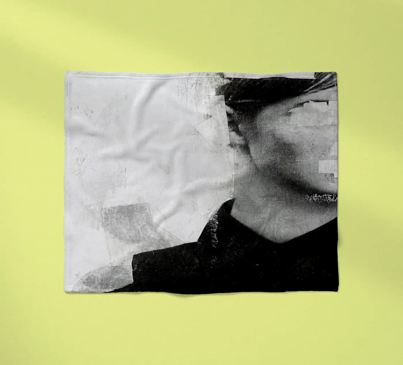 Faceless 01 fleece blanket by Famous When Dead