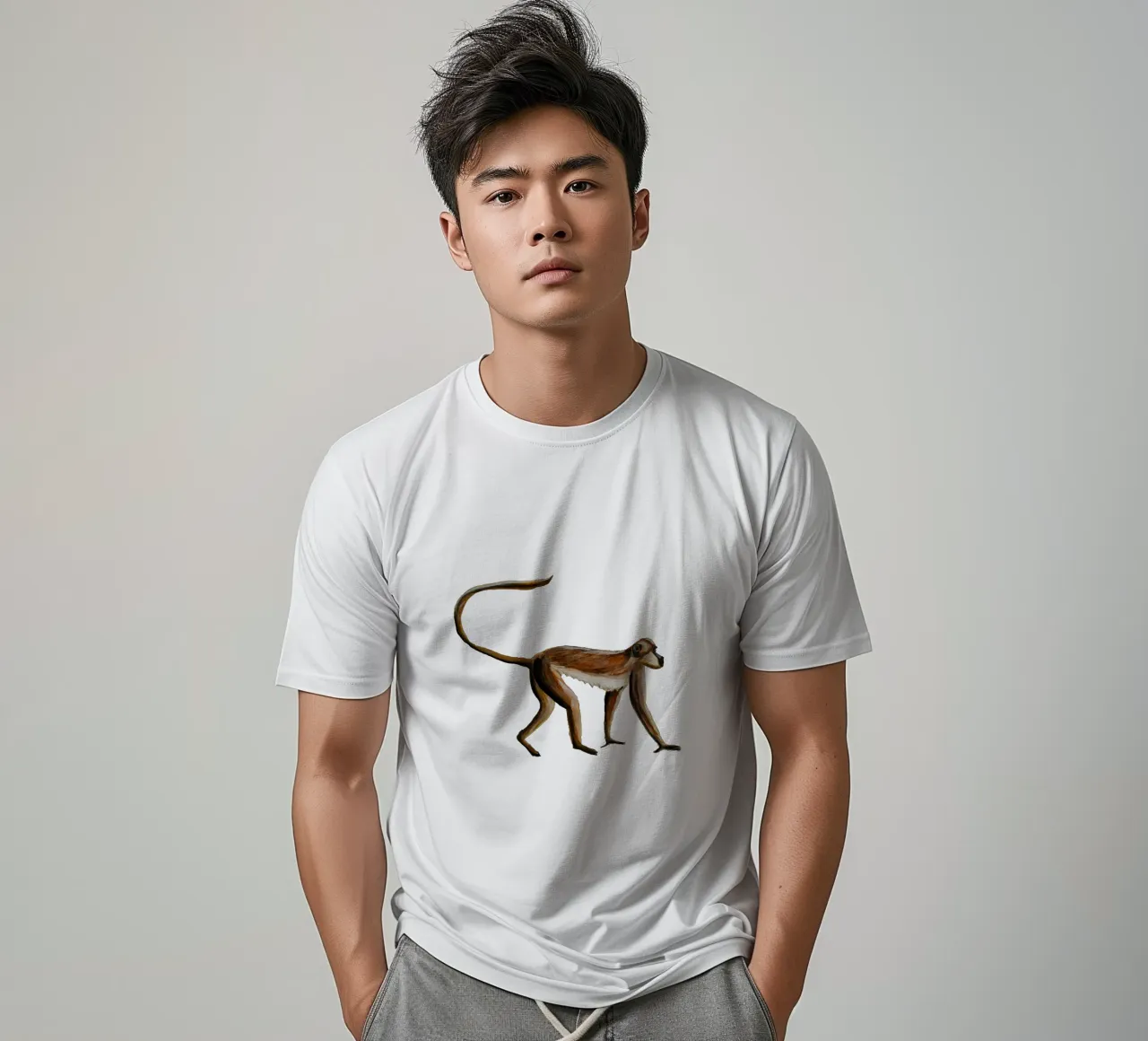 Monkey t-shirt da Femke Zwaan