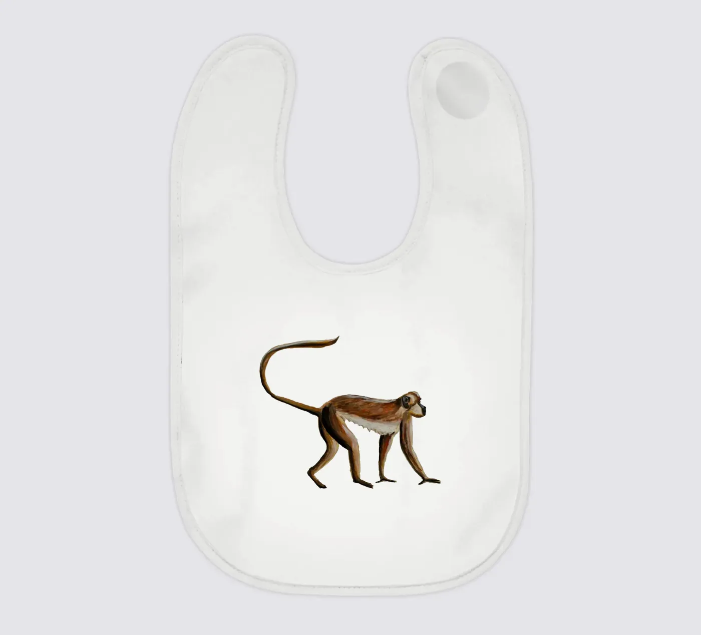 Monkey Babylätzchen von Femke Zwaan