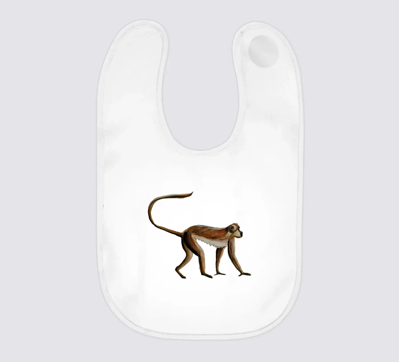 Monkey Babylätzchen von Femke Zwaan